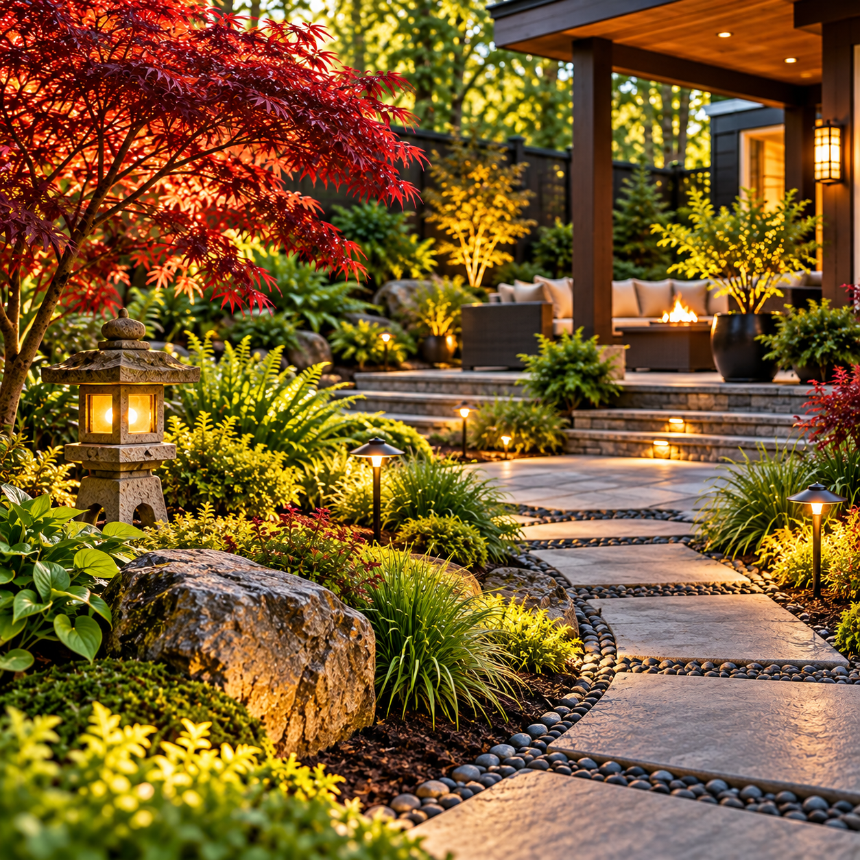 Patio, Walkway and Garden/Flower bed installation