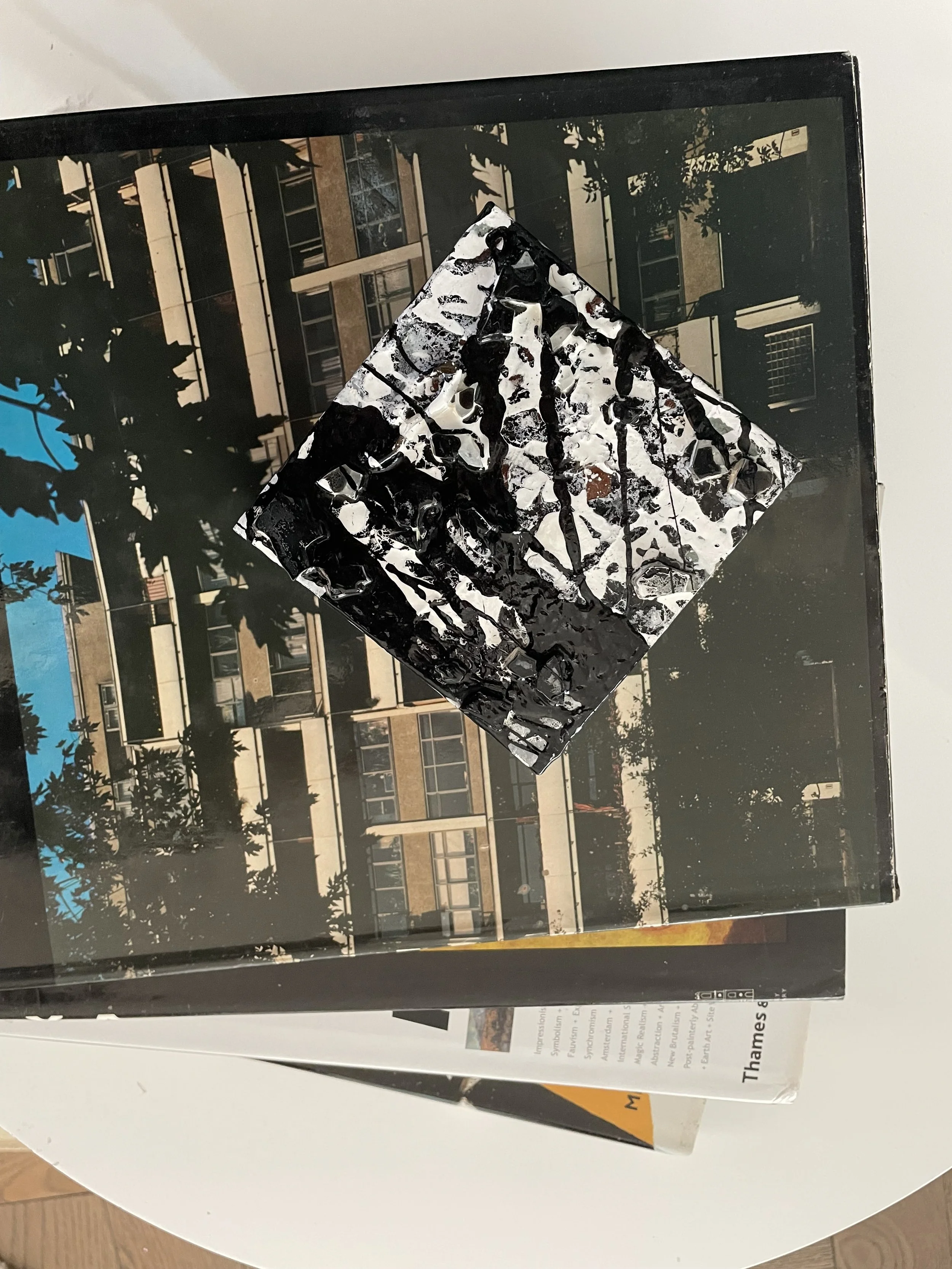 "A Fine Mess",

Mixed media on wood,

10 x 5 x 5cm,

Available