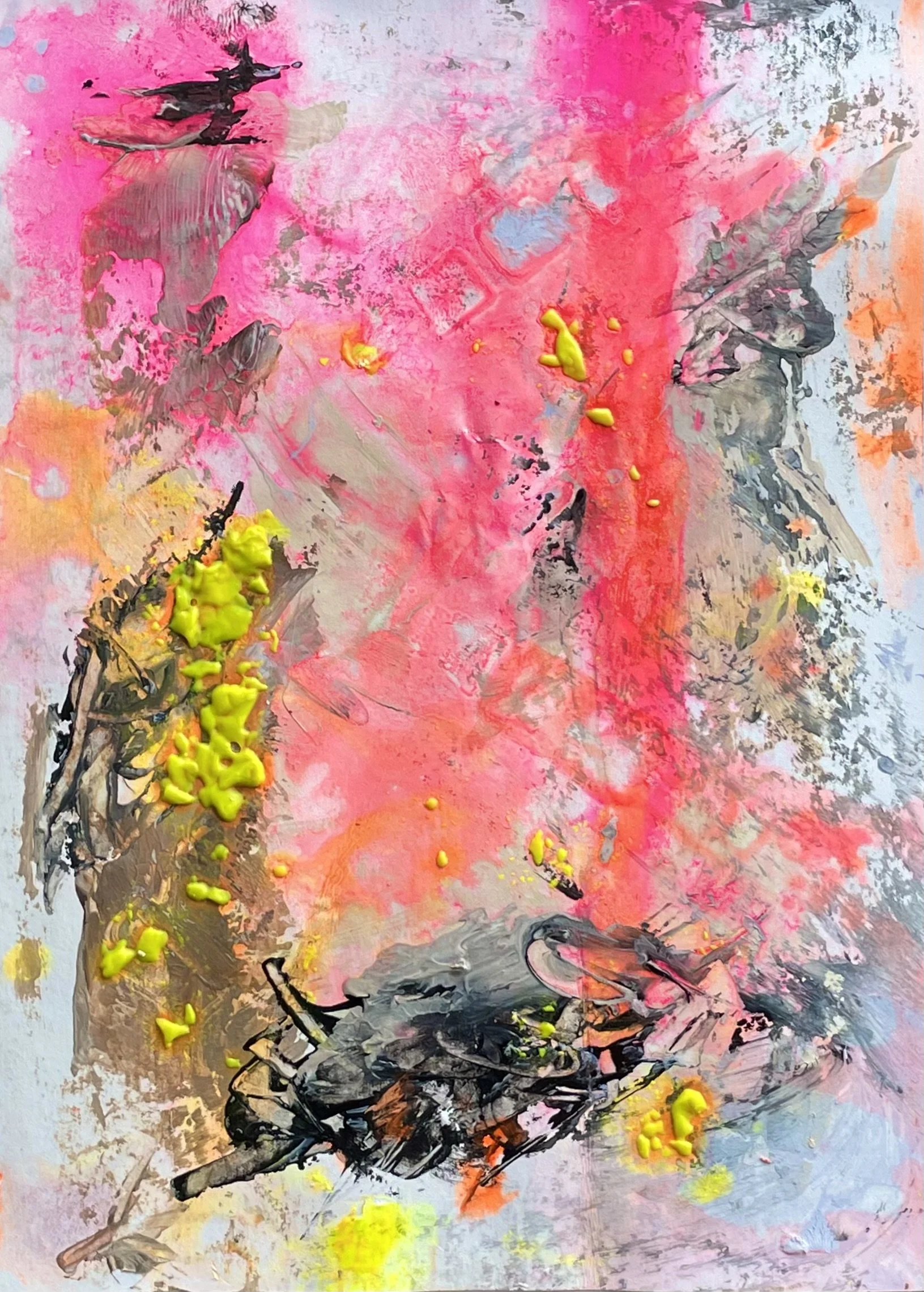 "Keep Warm II",

Acrylic on 230gsm,
18 x 13cm,

Available