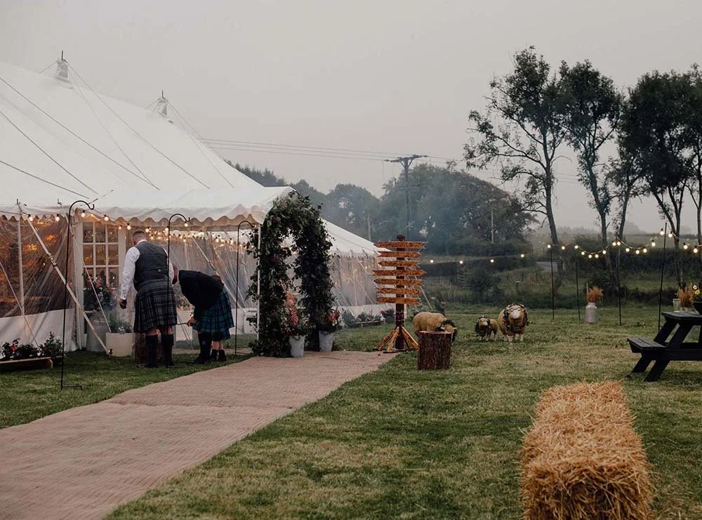 Best-Intent-Marquees-stirling-wedding-poled-entrance-scottish-borders-matting-farm.jpg