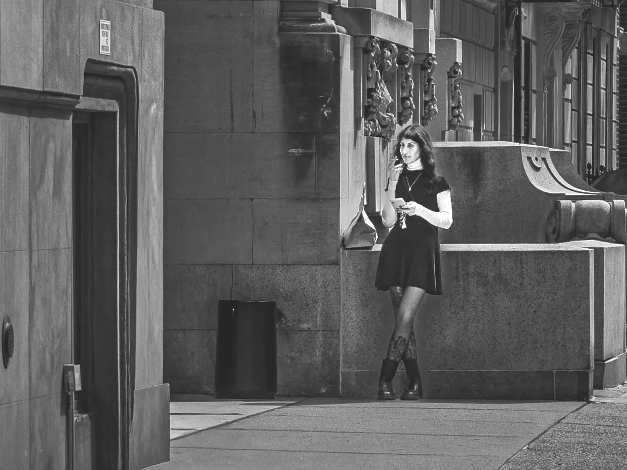 Woman in Side street