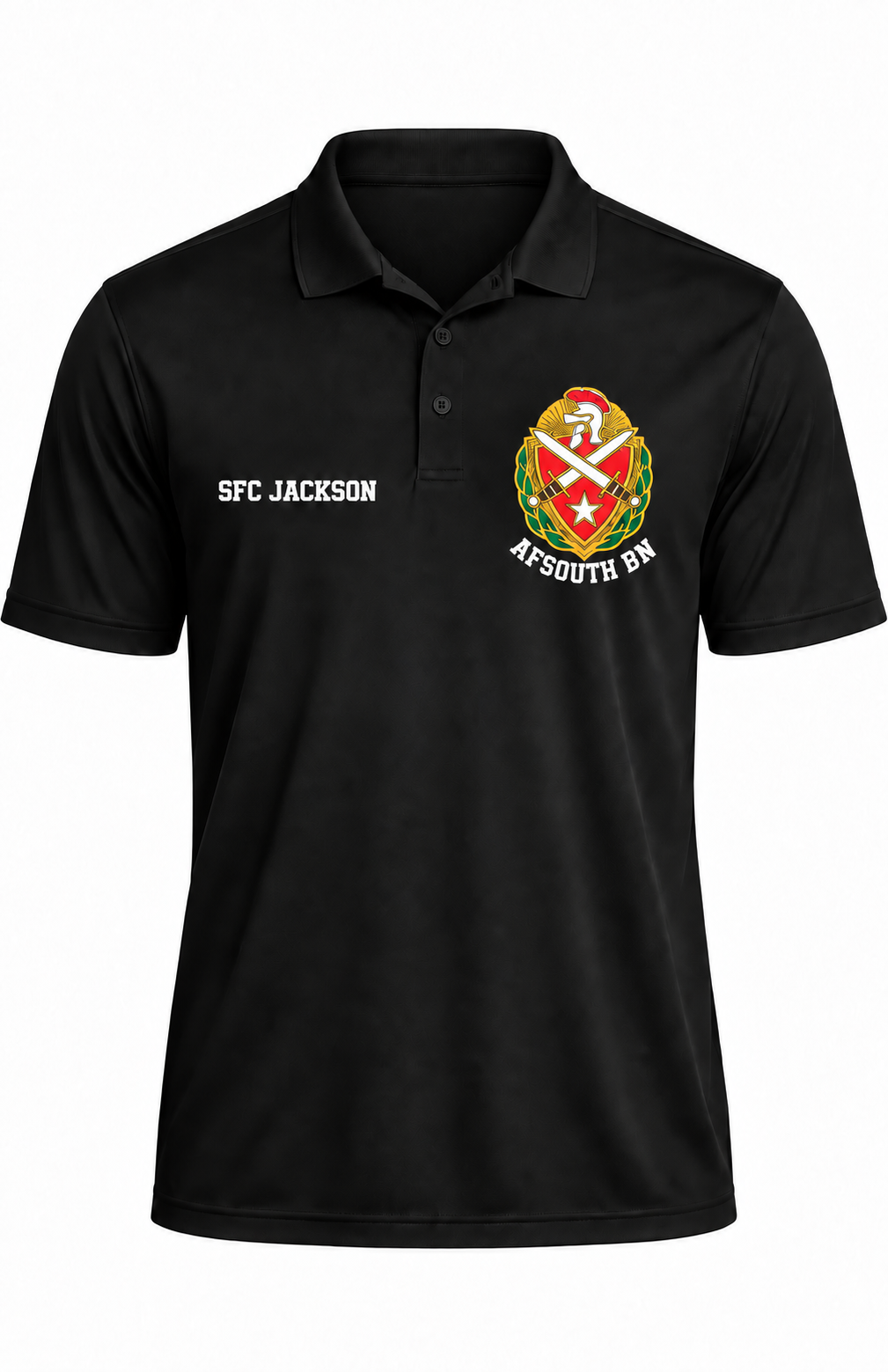 ALLIED SOUTH FORCES BN (POLO SHIRT W/ NAME & RANK OPTION AVAILABLE)