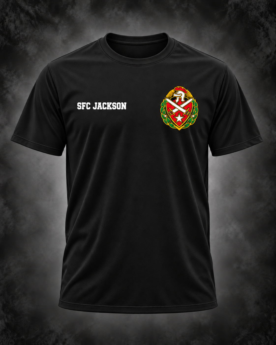 Black shirt mockup with crest and lettering.png