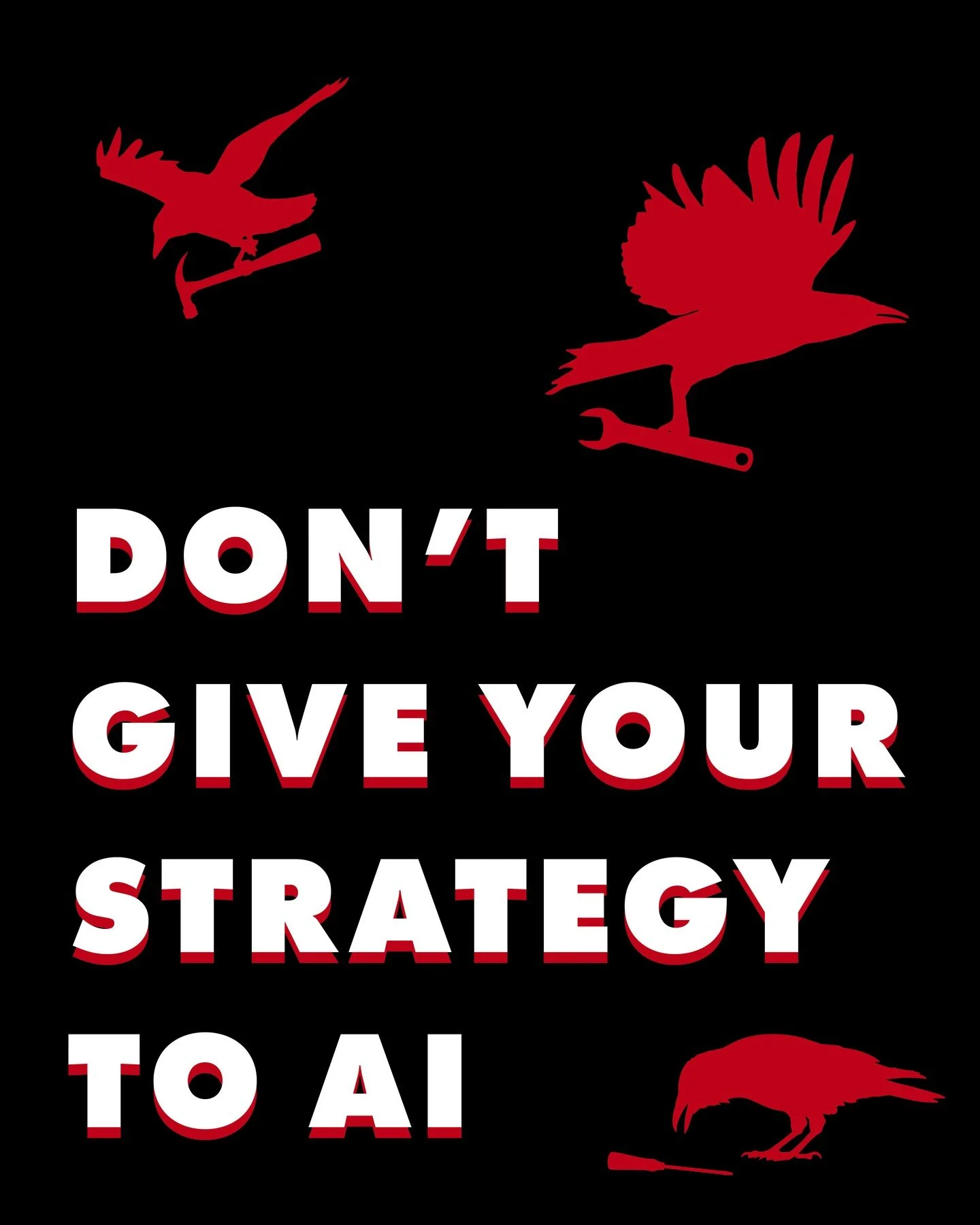 AI is a tool, not the strategist. Strategy requires understanding the audience, their emotional state, their motivations, the competitive landscape, the brand, and what will move an actual human being to act.
