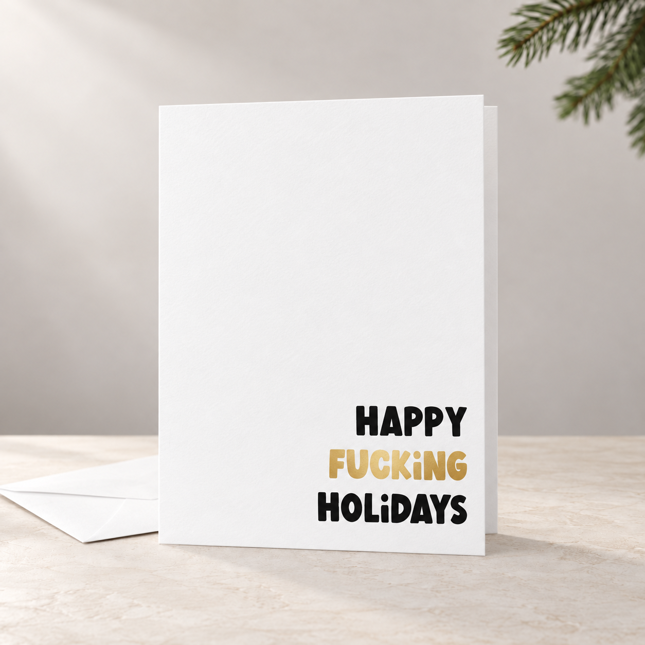 happy fucking holidays