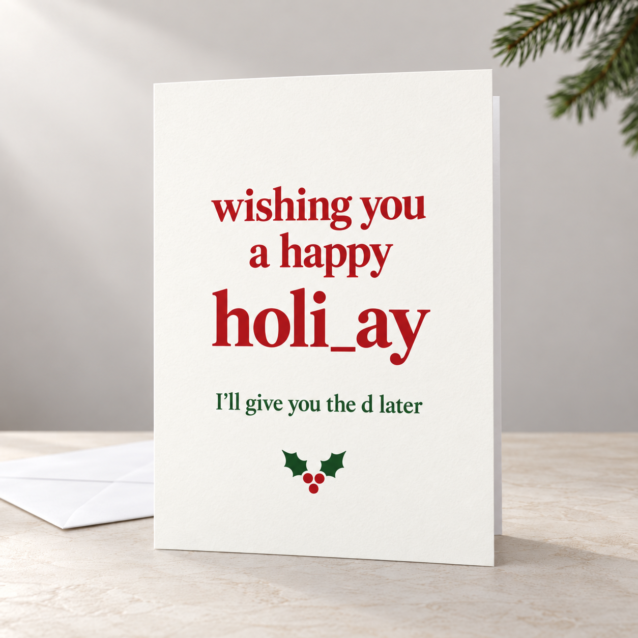holi_ay, d comes later