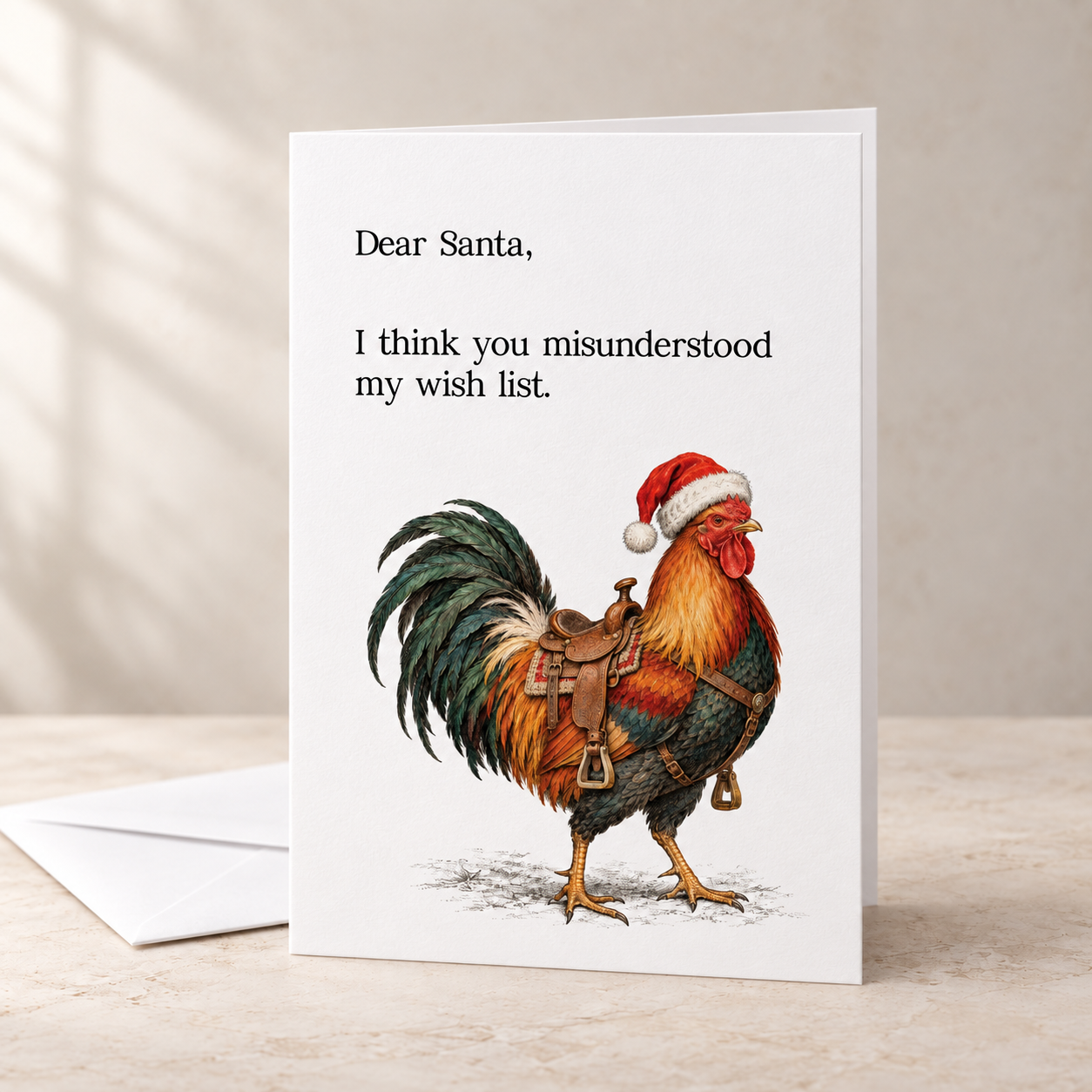 dear santa — wrong fucking cock