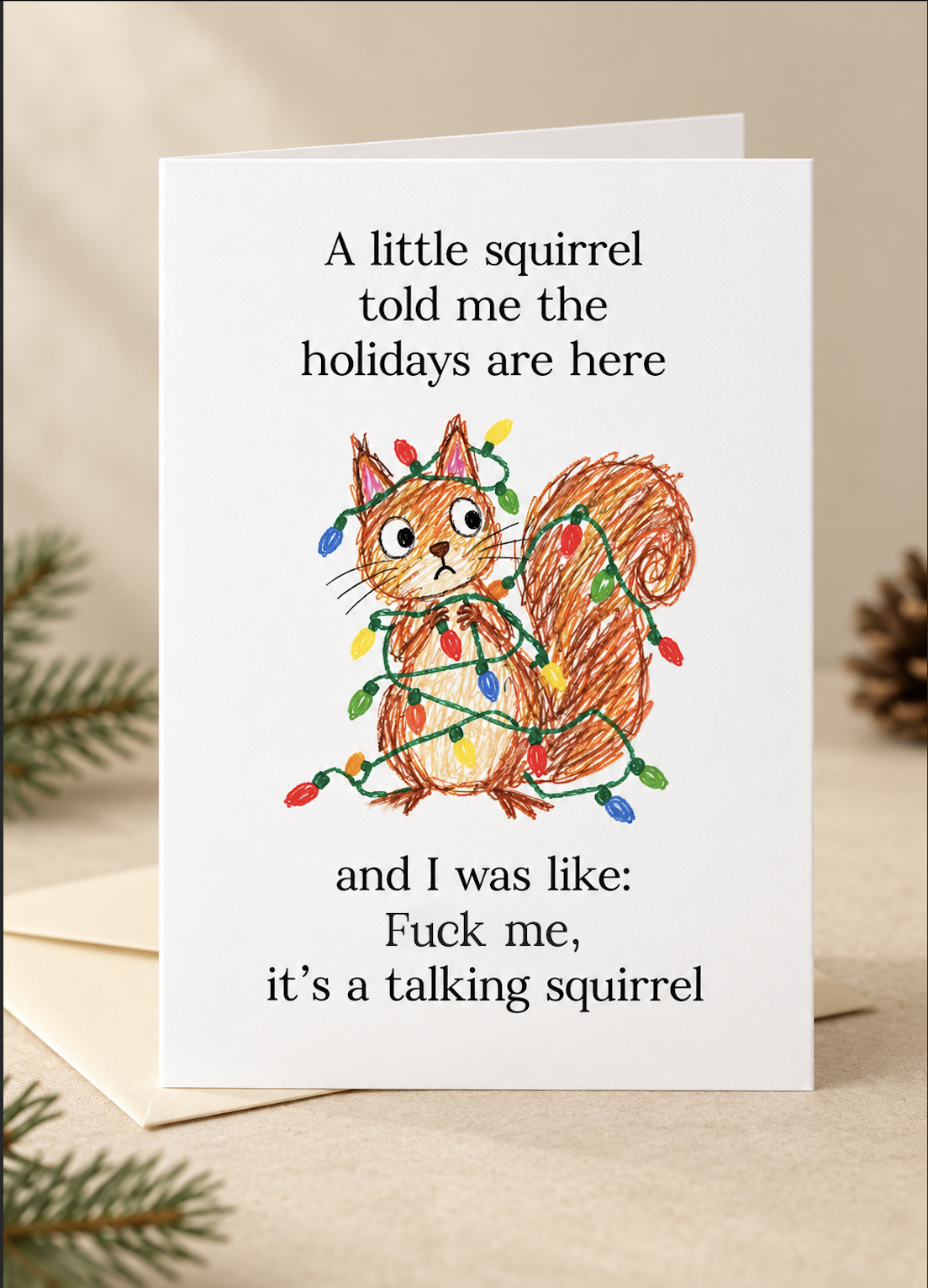 fuck me, it’s a talking squirrel