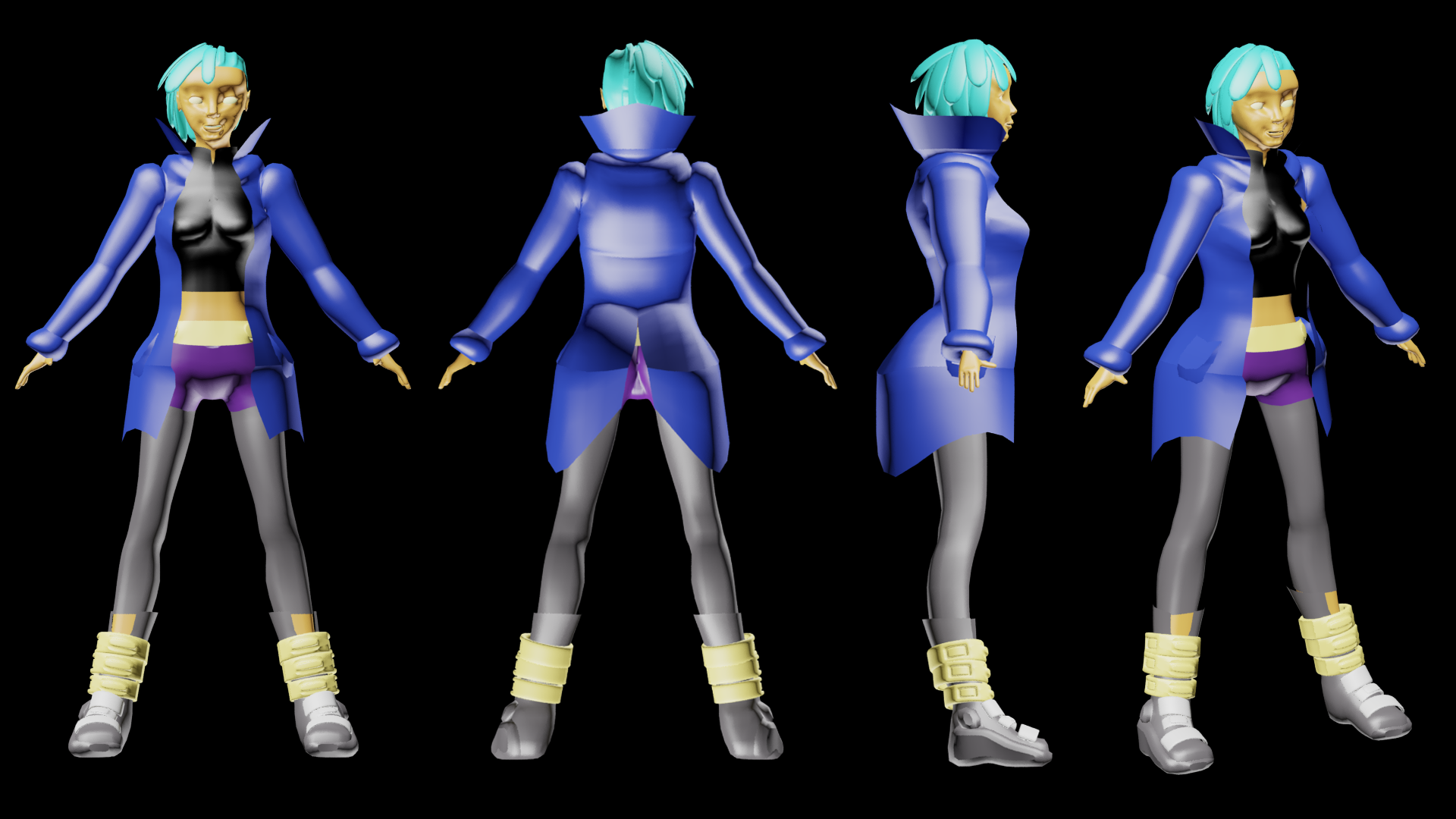Character Modeling - Cyberpunk Girl