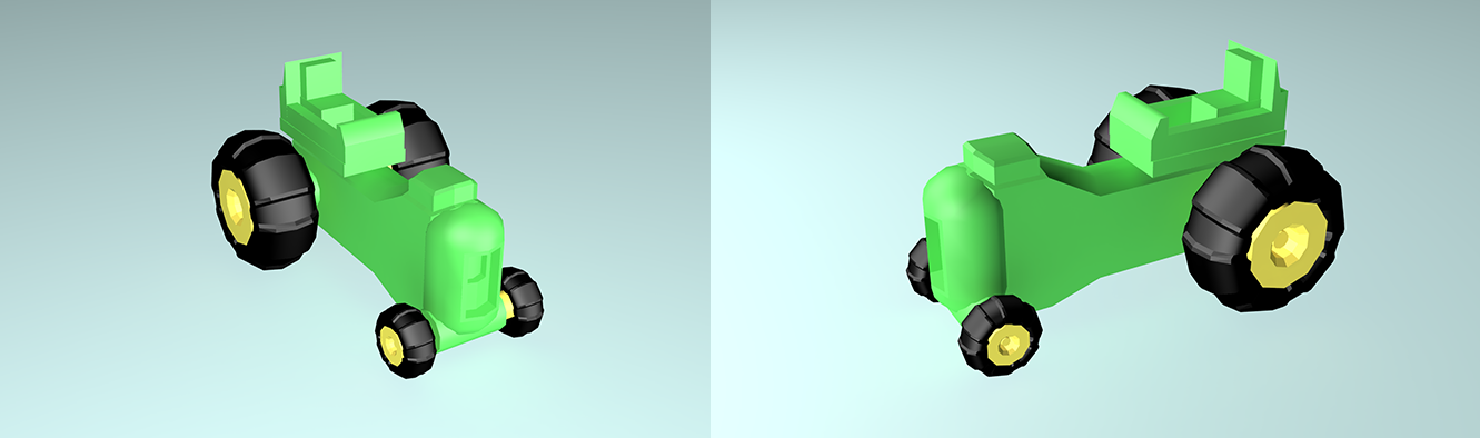 Object Modeling - Farm Tractor