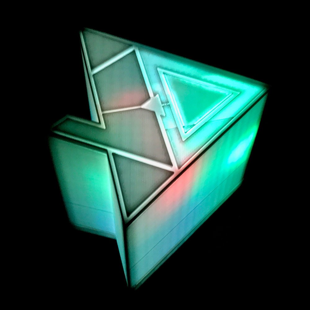 The Prism - modded with LED lights and switch.