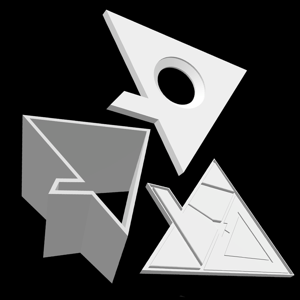 The Prism - My personal logo 3D modelled.