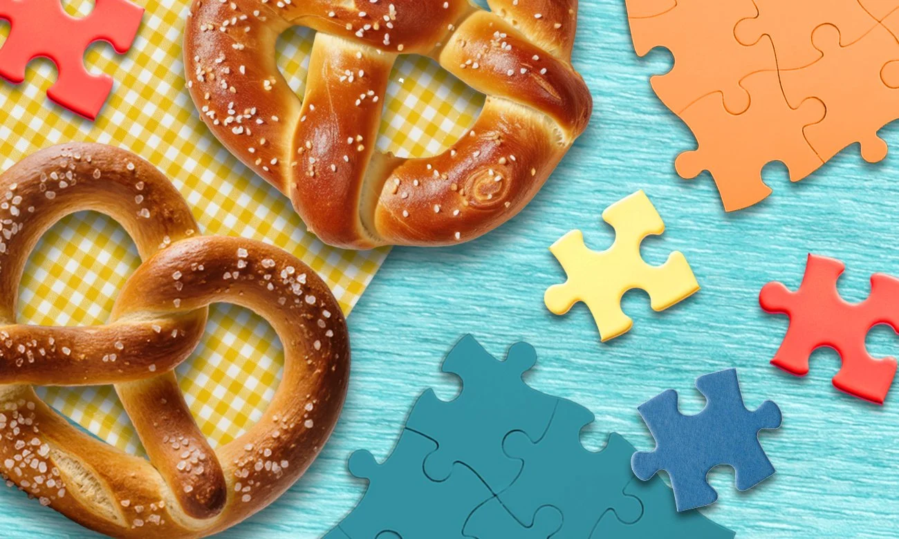 Puzzles & Pretzels Promotional Materials