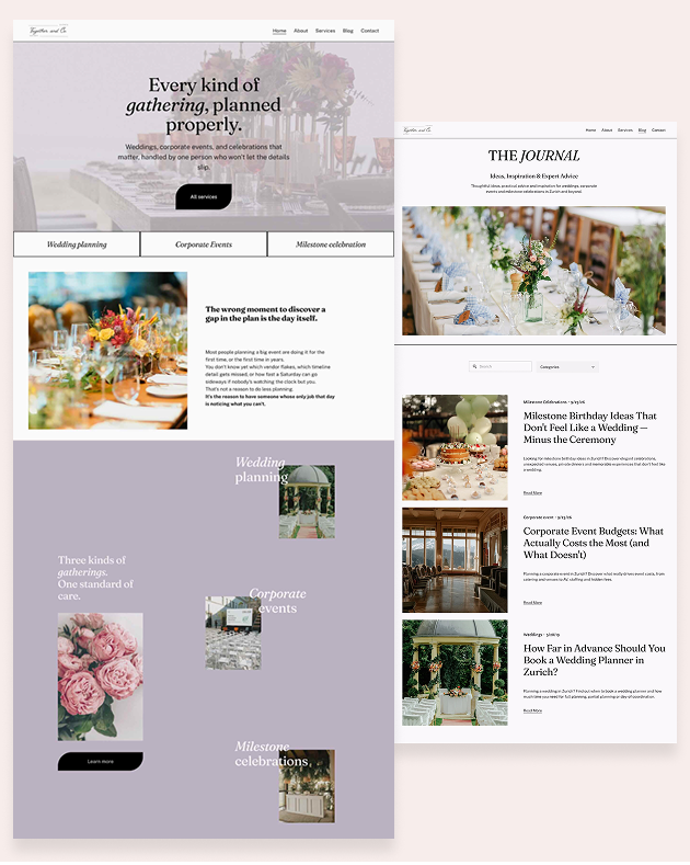 Together &amp; Co. Website