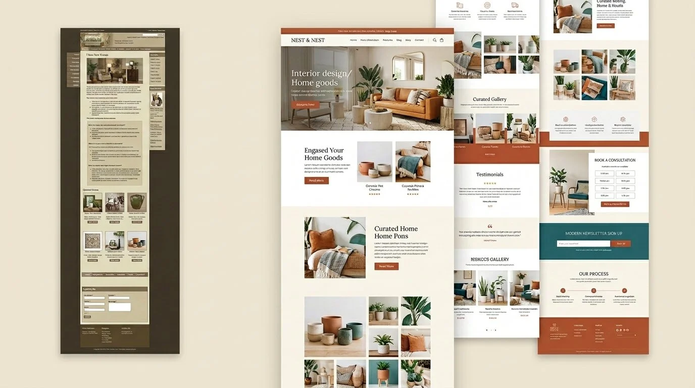 Squarespace website refresh example