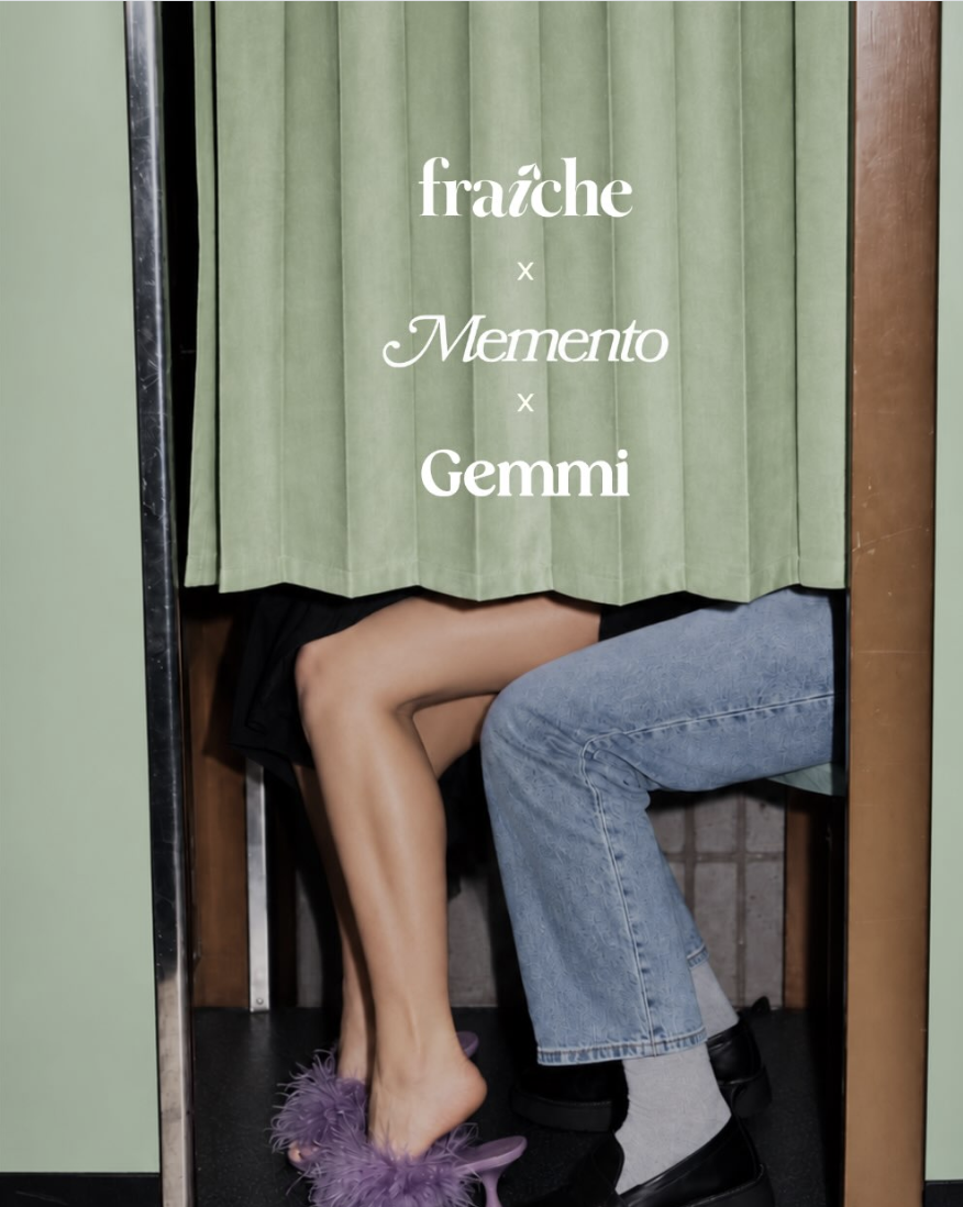 fraîche X Gemmi X New York Momento Kiss &amp; Tell
