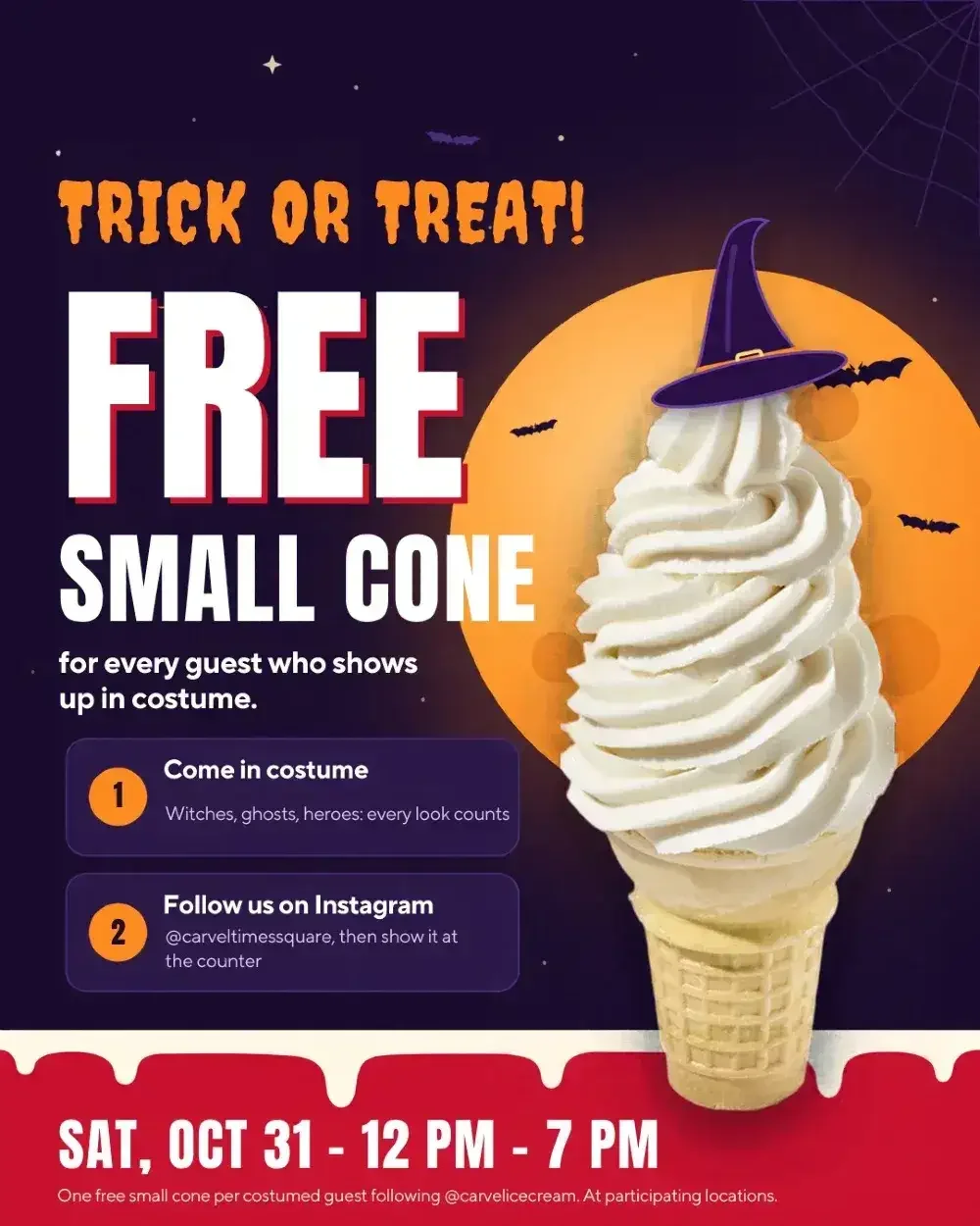 Trick or Treat with Carvel Times Square