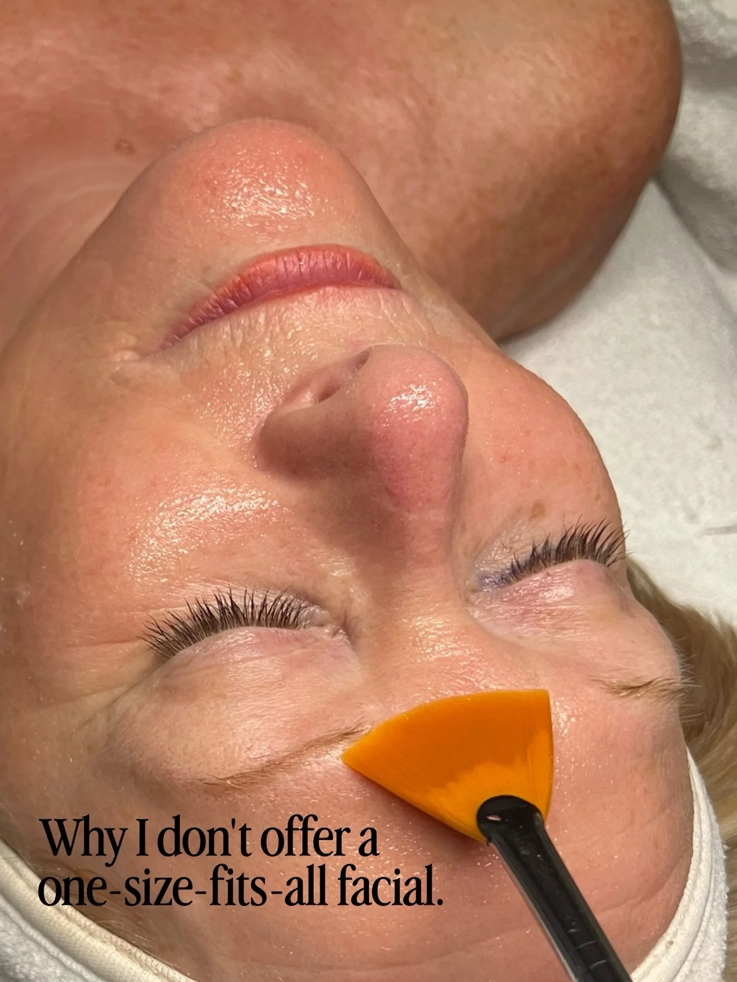 Same products, same steps, every client? Not here 🤷🏼&zwj;♀️

Every facial starts with a chat, then I choose what your skin needs that day.

DM &ldquo;SKIN&rdquo; and I&rsquo;ll point you in the right direction 🤍