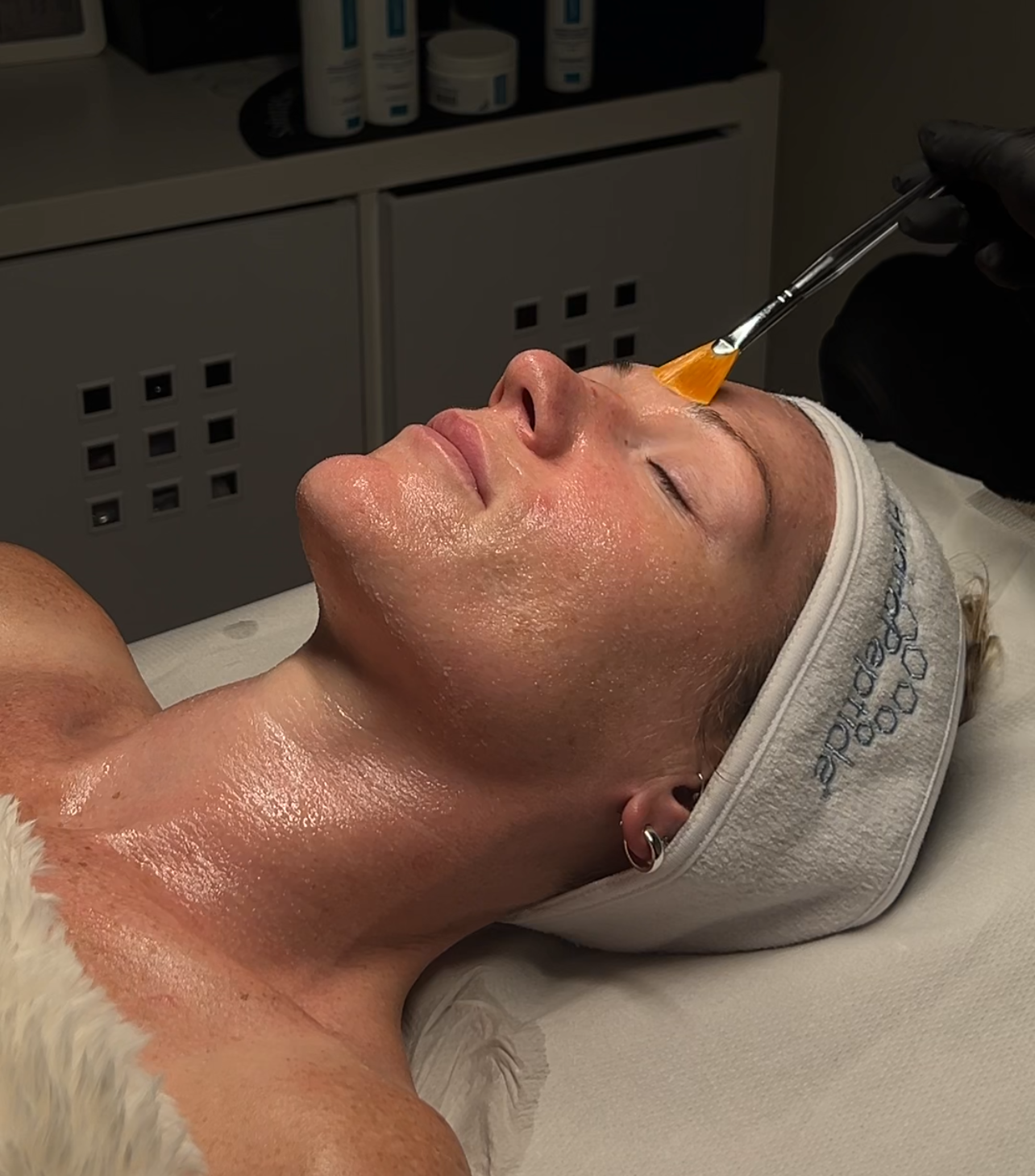 Bespoke facial treatment at Beau.t, tailored to the client’s skin.
