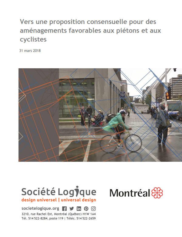 · Vers une proposition consensuelle pour des aménagements favorables aux piétons et aux cyclistes ·