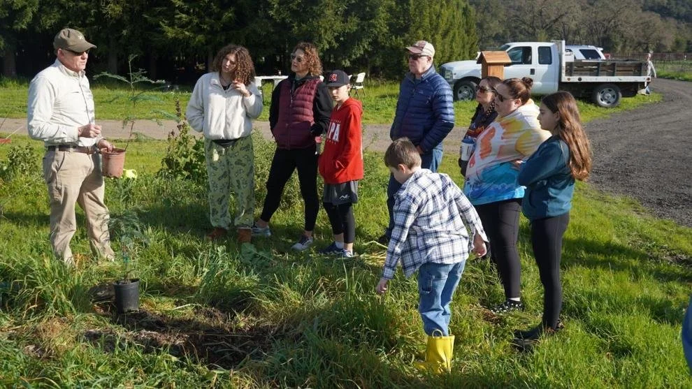 Volunteers Celebrate Jewish Holiday at St. Helena Community Forest