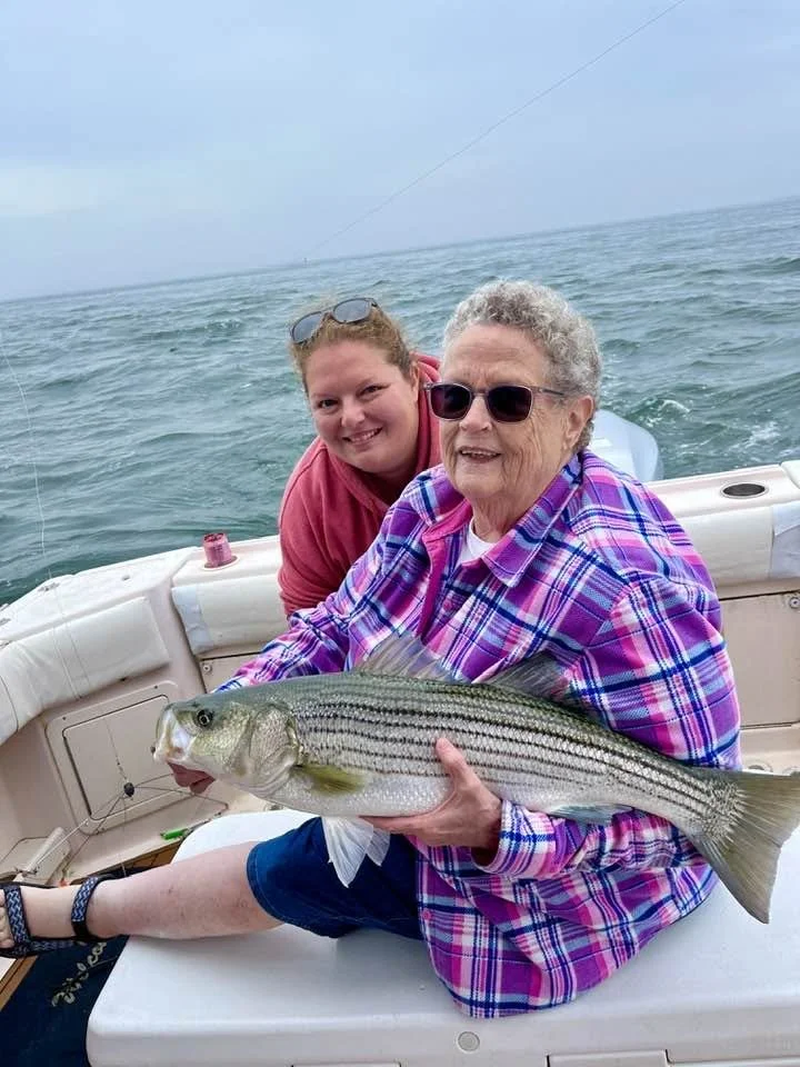 Fishing trip on the waters off Chatham, Massachusetts