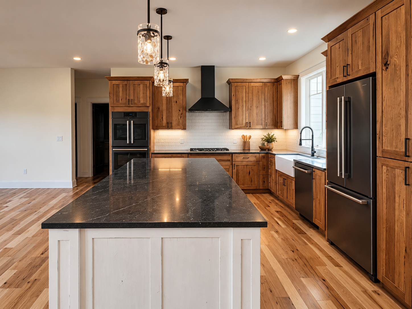Rustic Hickory Kitchen