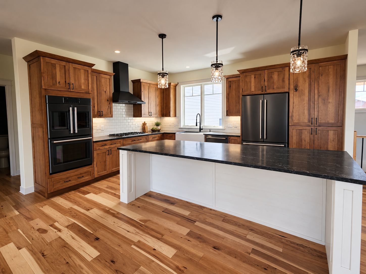 Rustic Hickory Kitchen