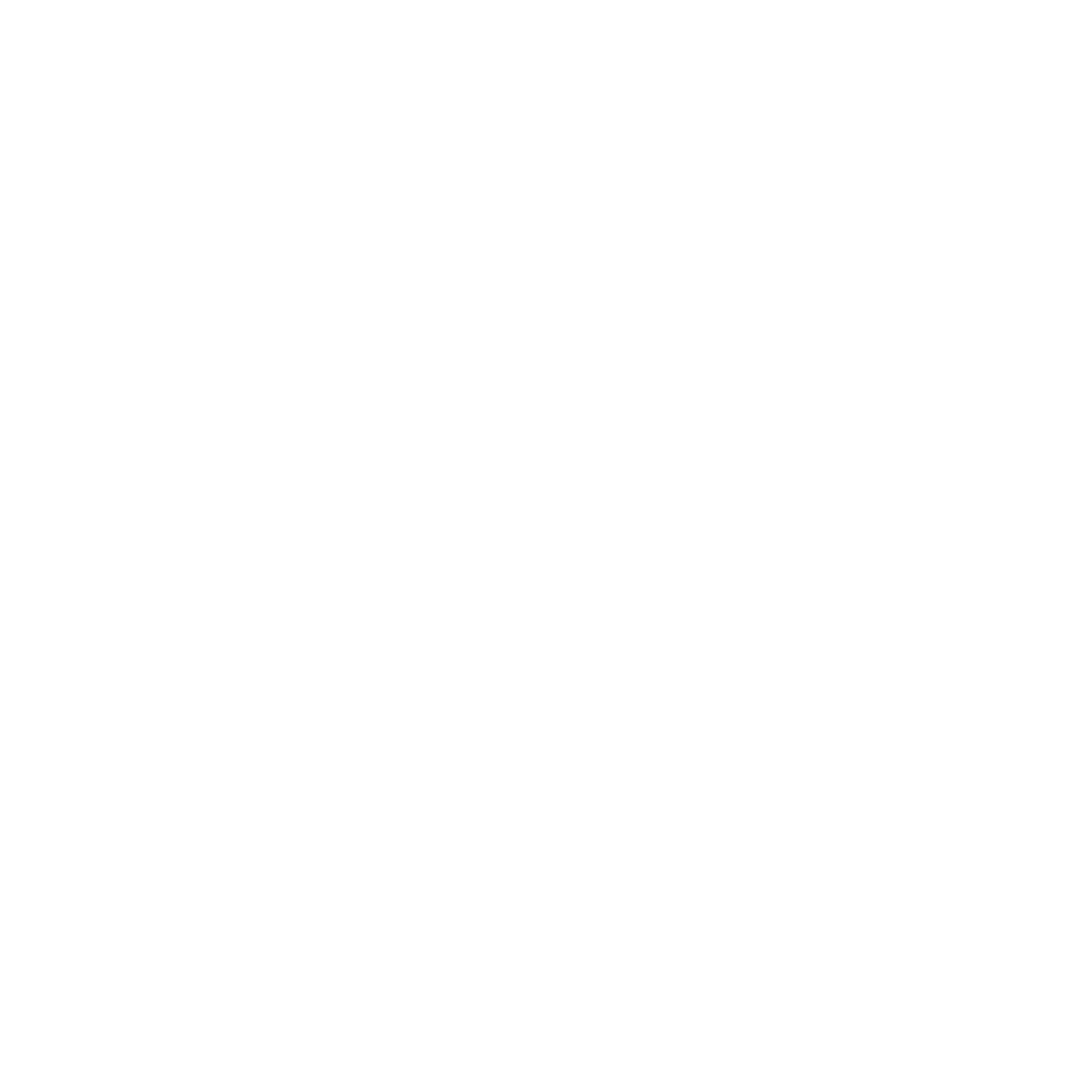 Black and white HP logo with a circle background