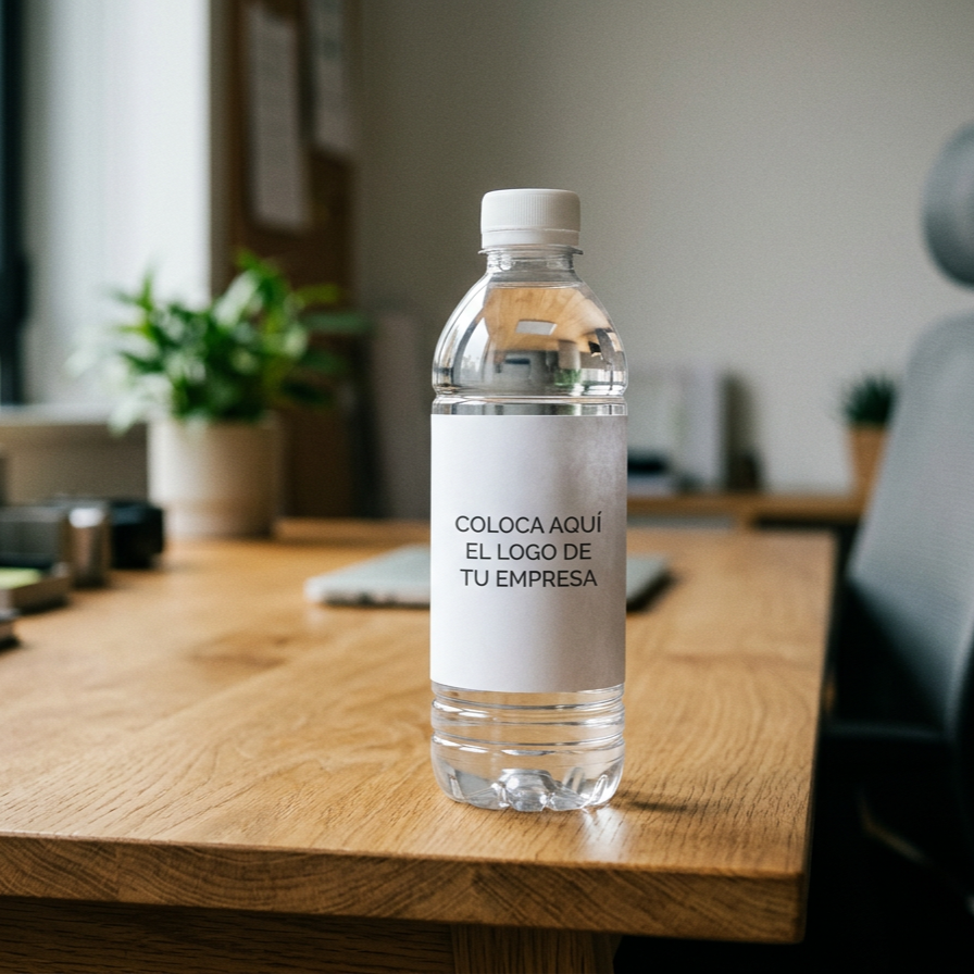 Botella de agua 500 ml Etiqueta personalizable