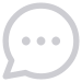 Speech bubble icon with three dots