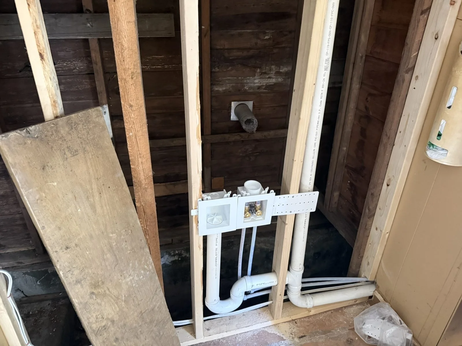 PROGRESS — Plumbing rough-in — September 21, 2026
