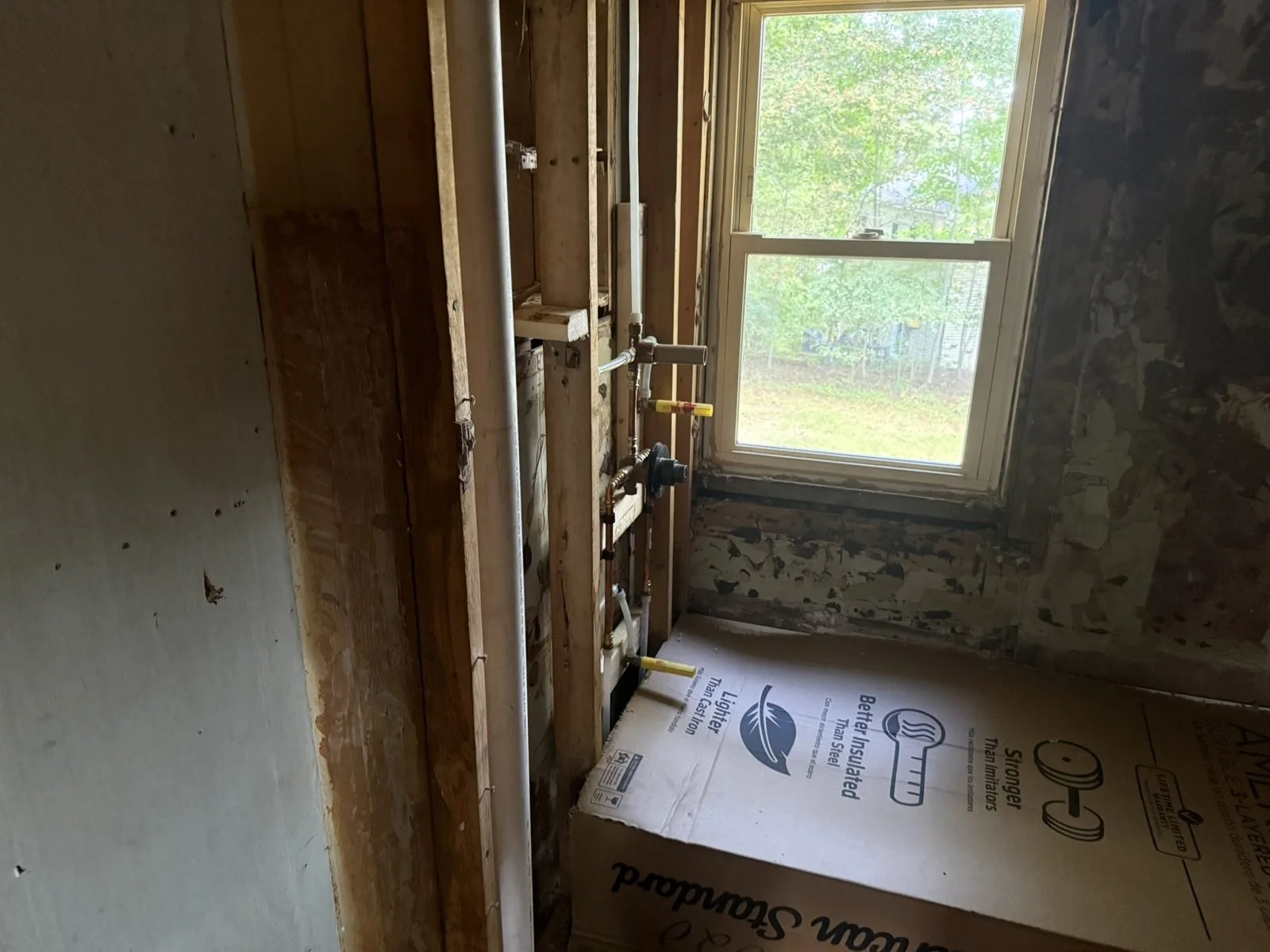PROGRESS — Bathroom work — September 21, 2026