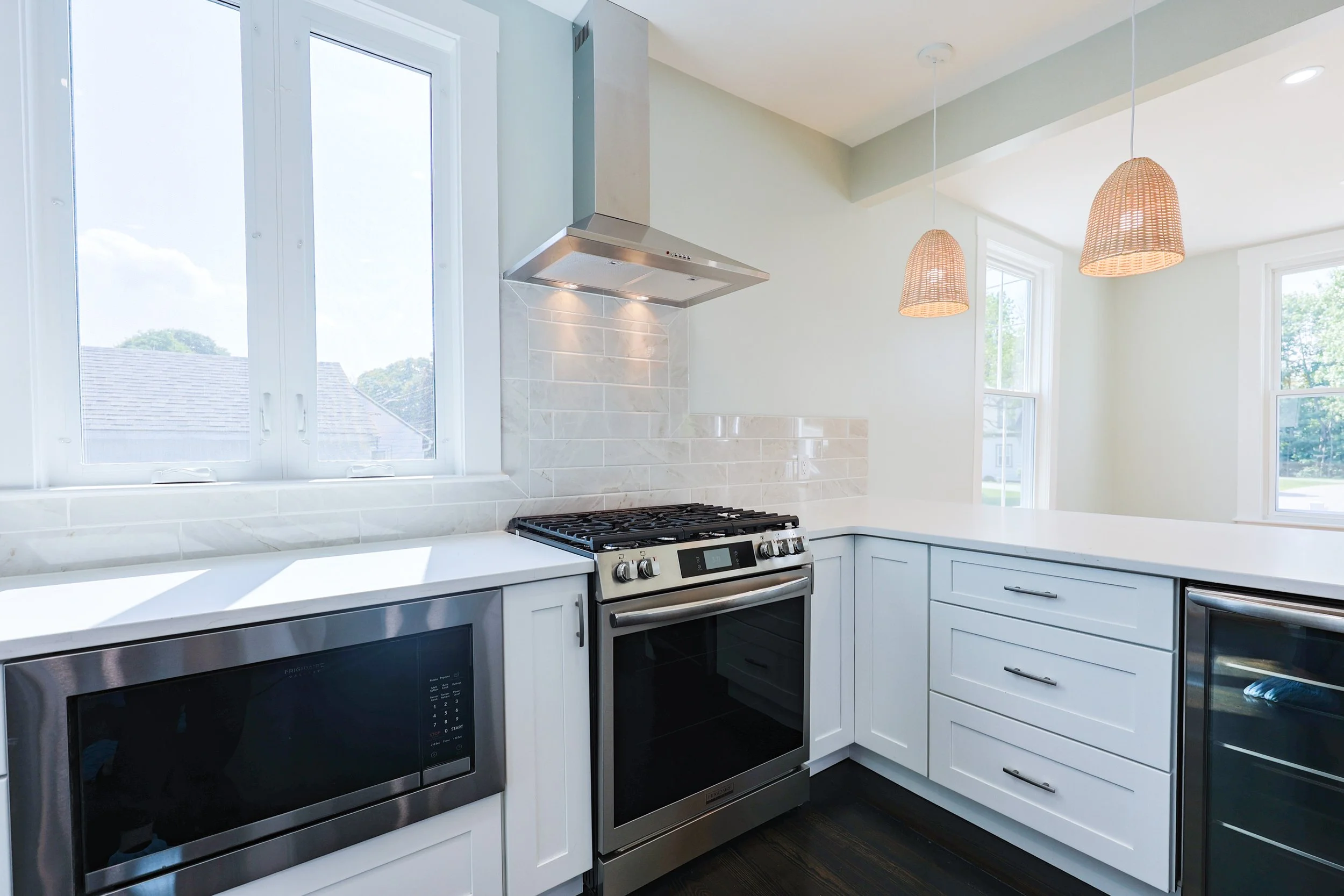 AFTER — Renovated kitchen at 34 Huntington Avenue