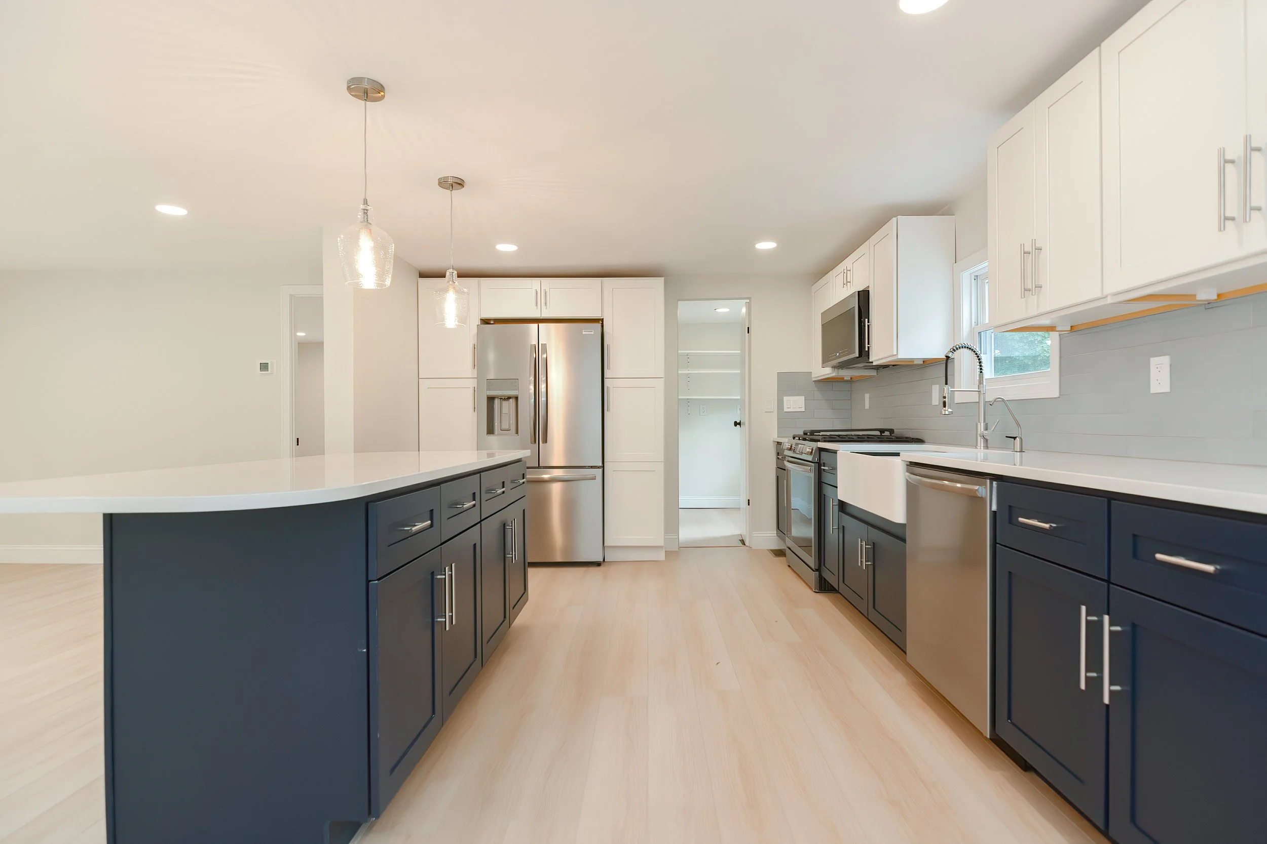 After renovation — renewed living spaces at Dragon Court.