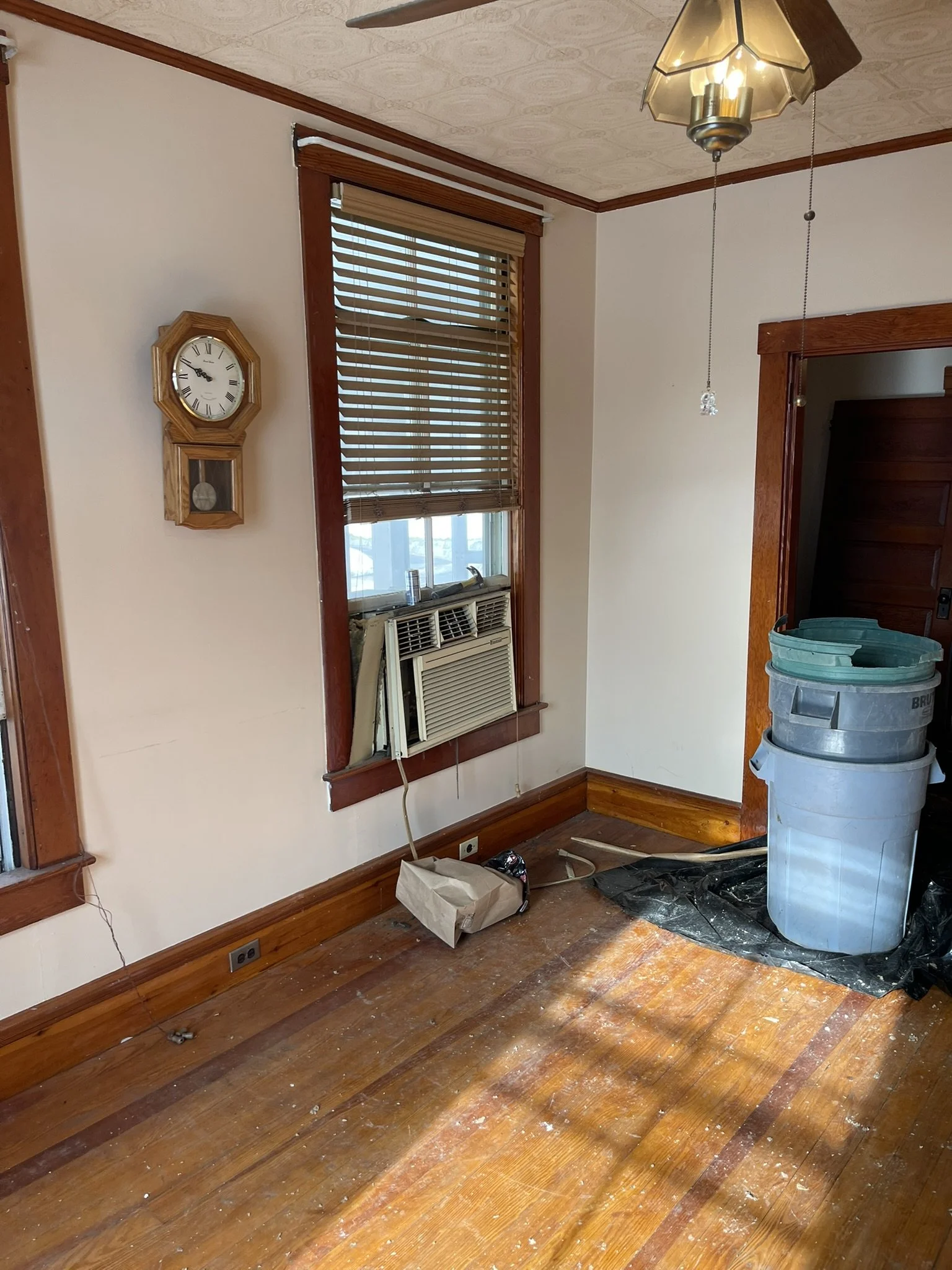 BEFORE — Original living space at 34 Huntington Avenue