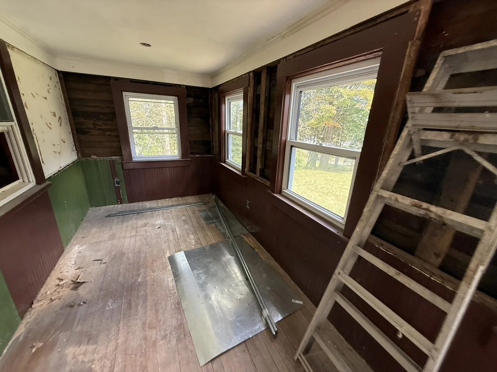 PROGRESS — Sun room living space — September 21, 2026
