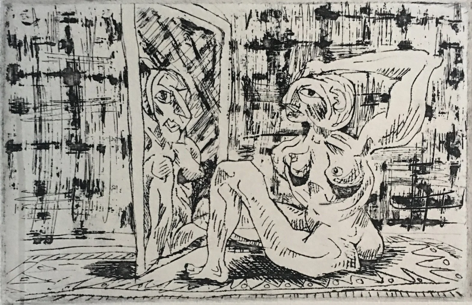 Woman in Mirror