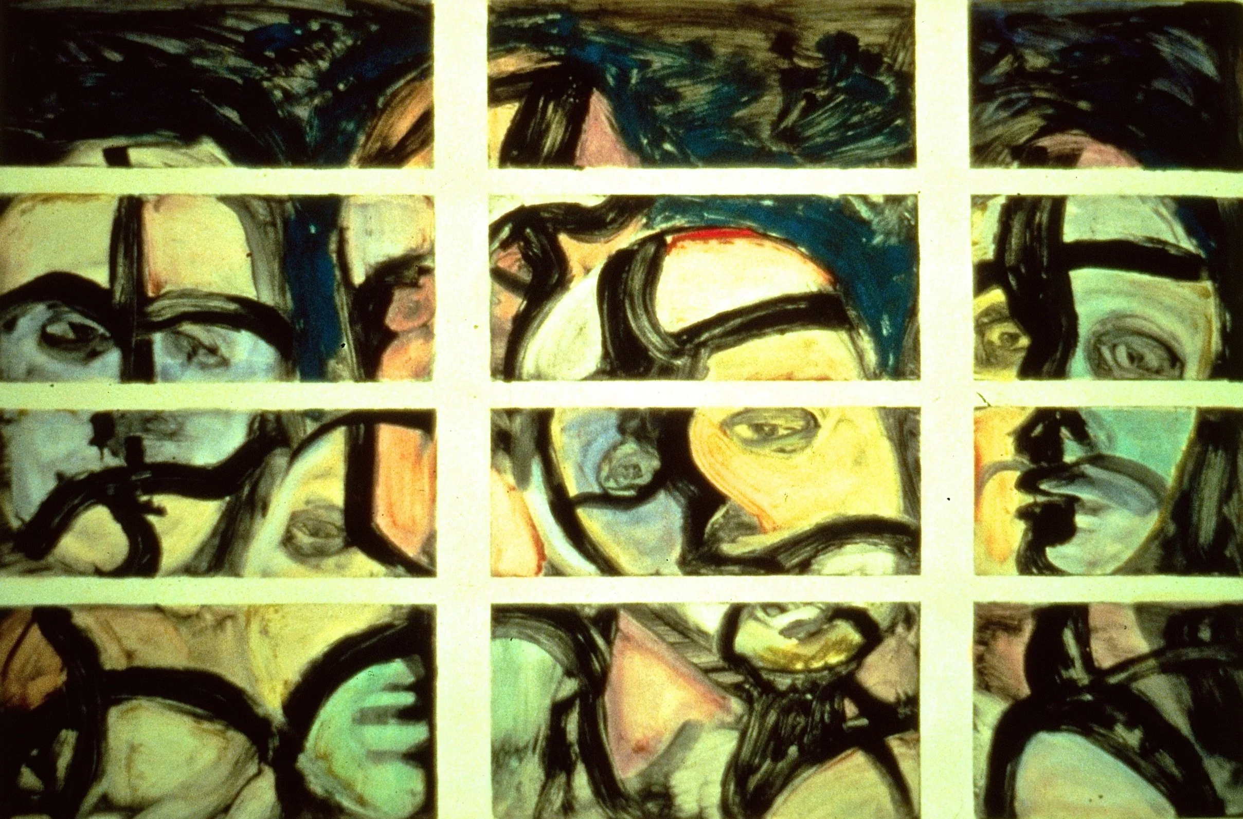 Men in Window w/Shadows