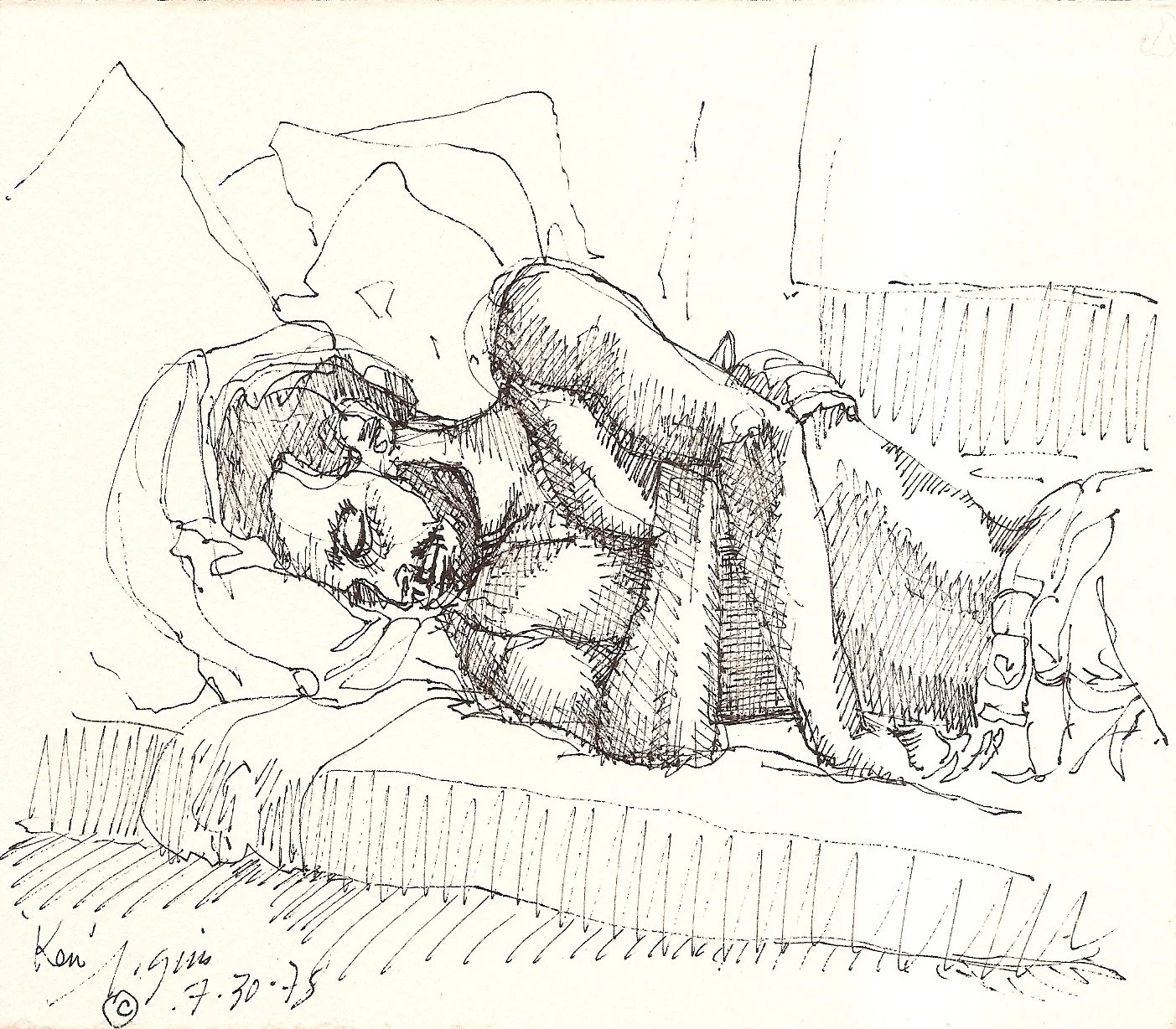 Pushkin Sleeping in Taos,NM