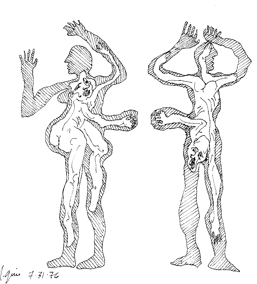 Inner Figures Reaching Out