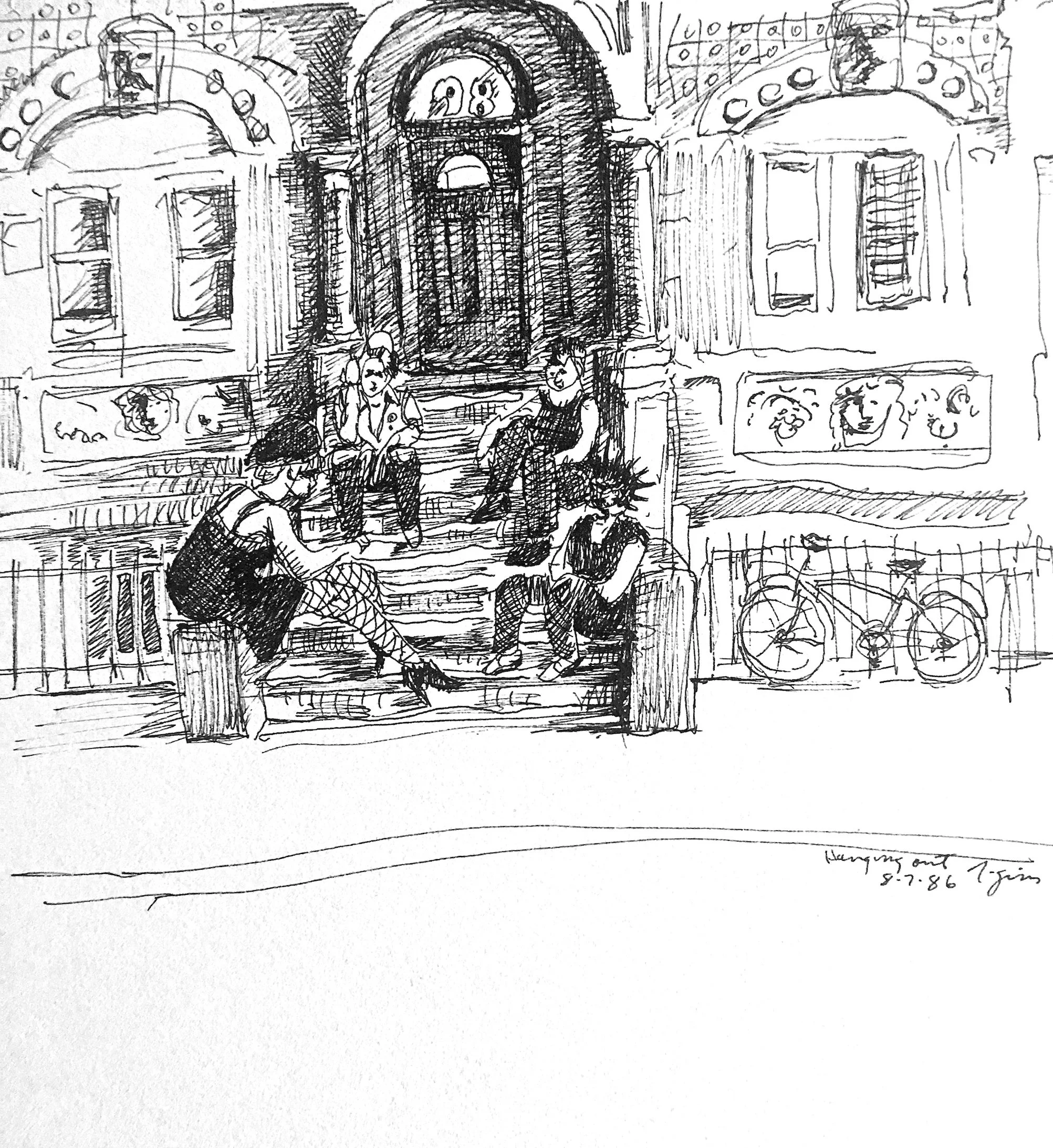 St. Marks Place Stoop
