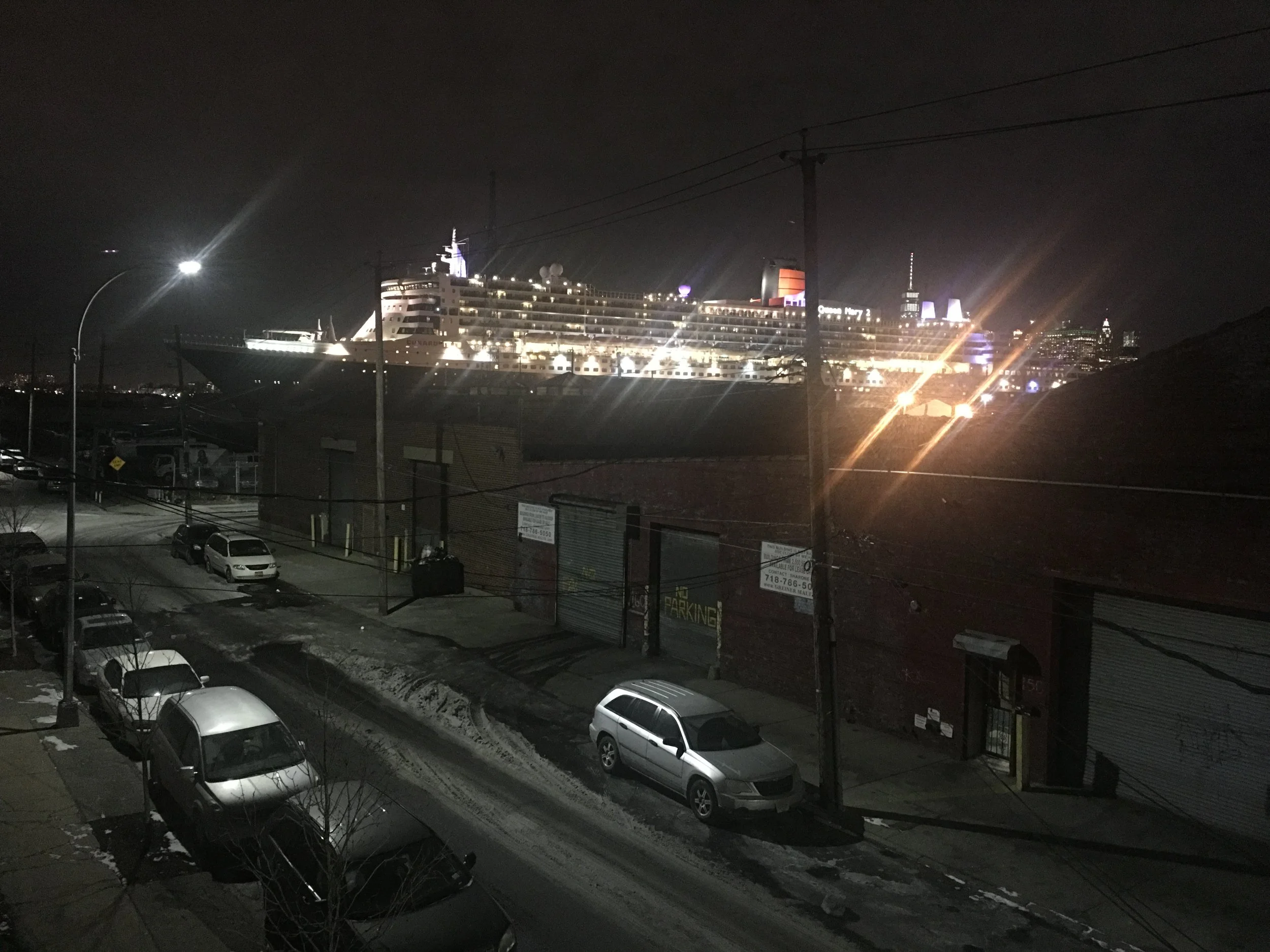 Cold Waterfront Night