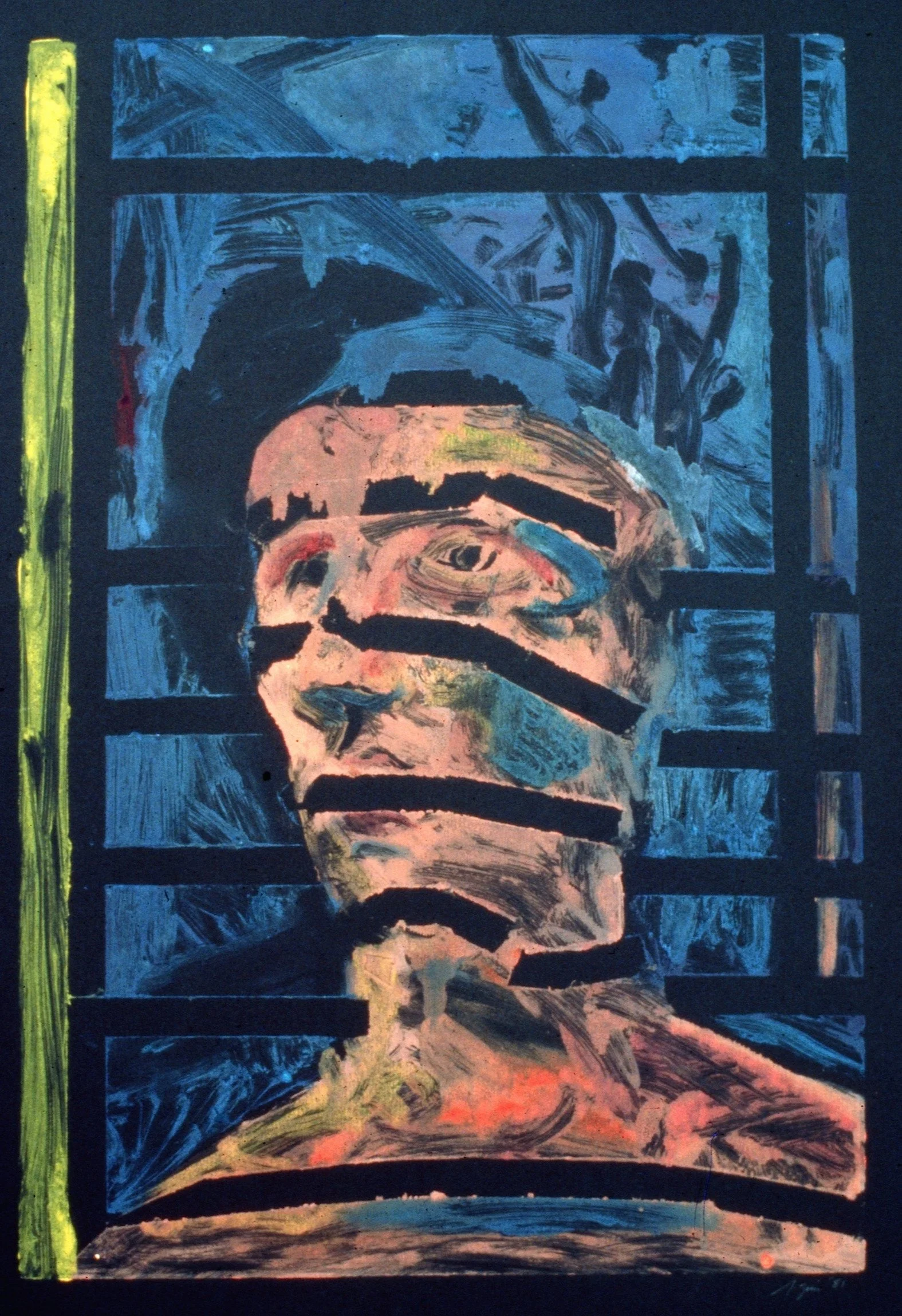 Man with Window Shadows