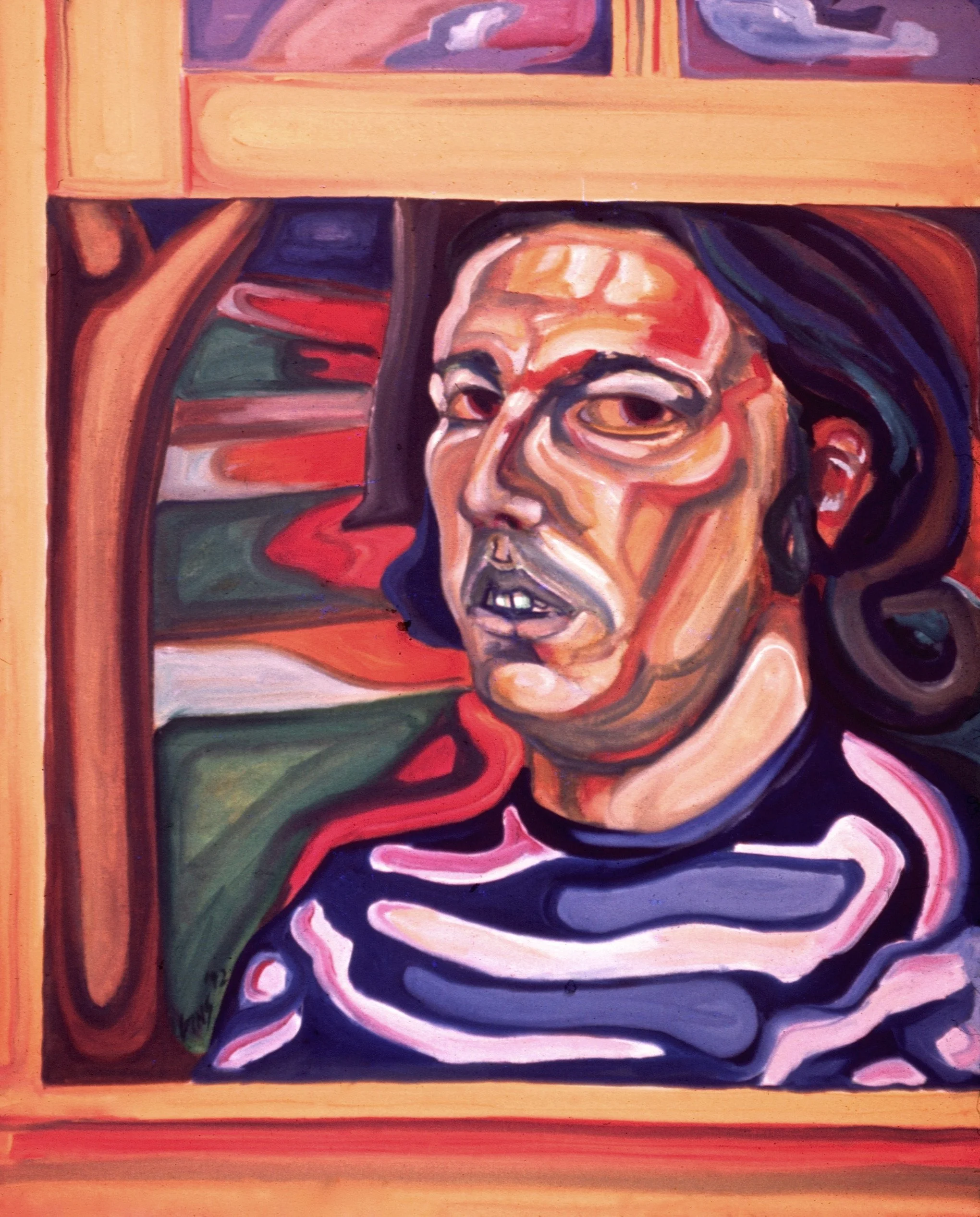 Self Portrait in Window '72