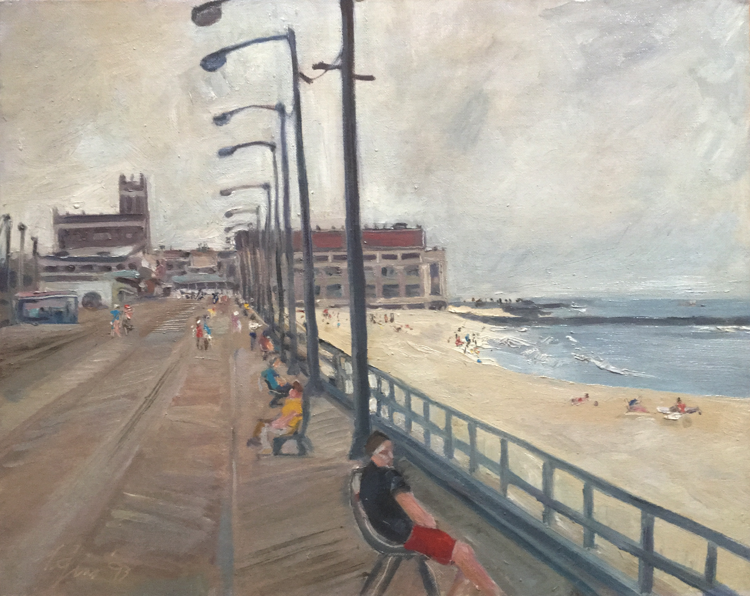 Asbury Park Boardwalk in NJ