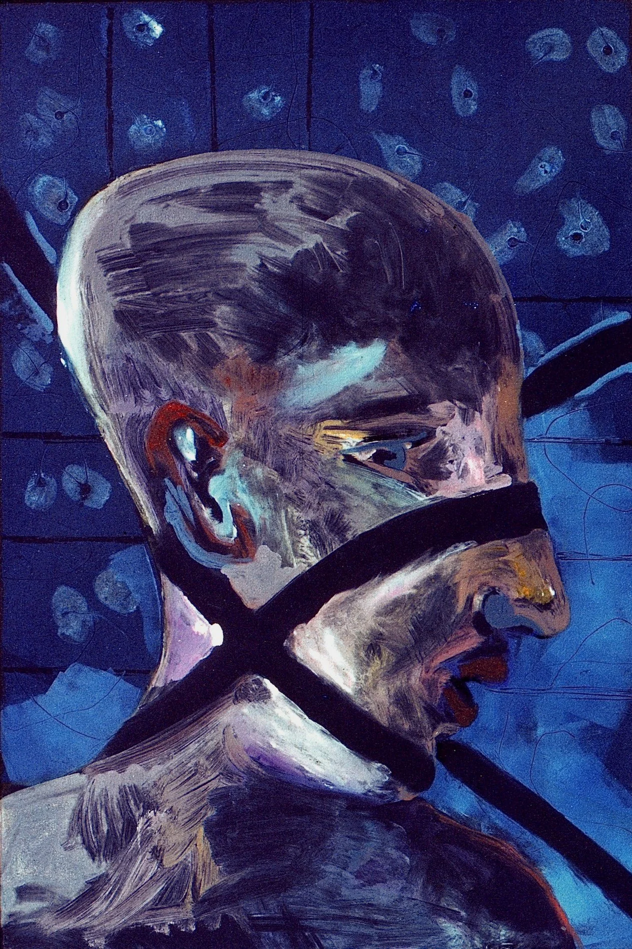 Man with an X Shadow