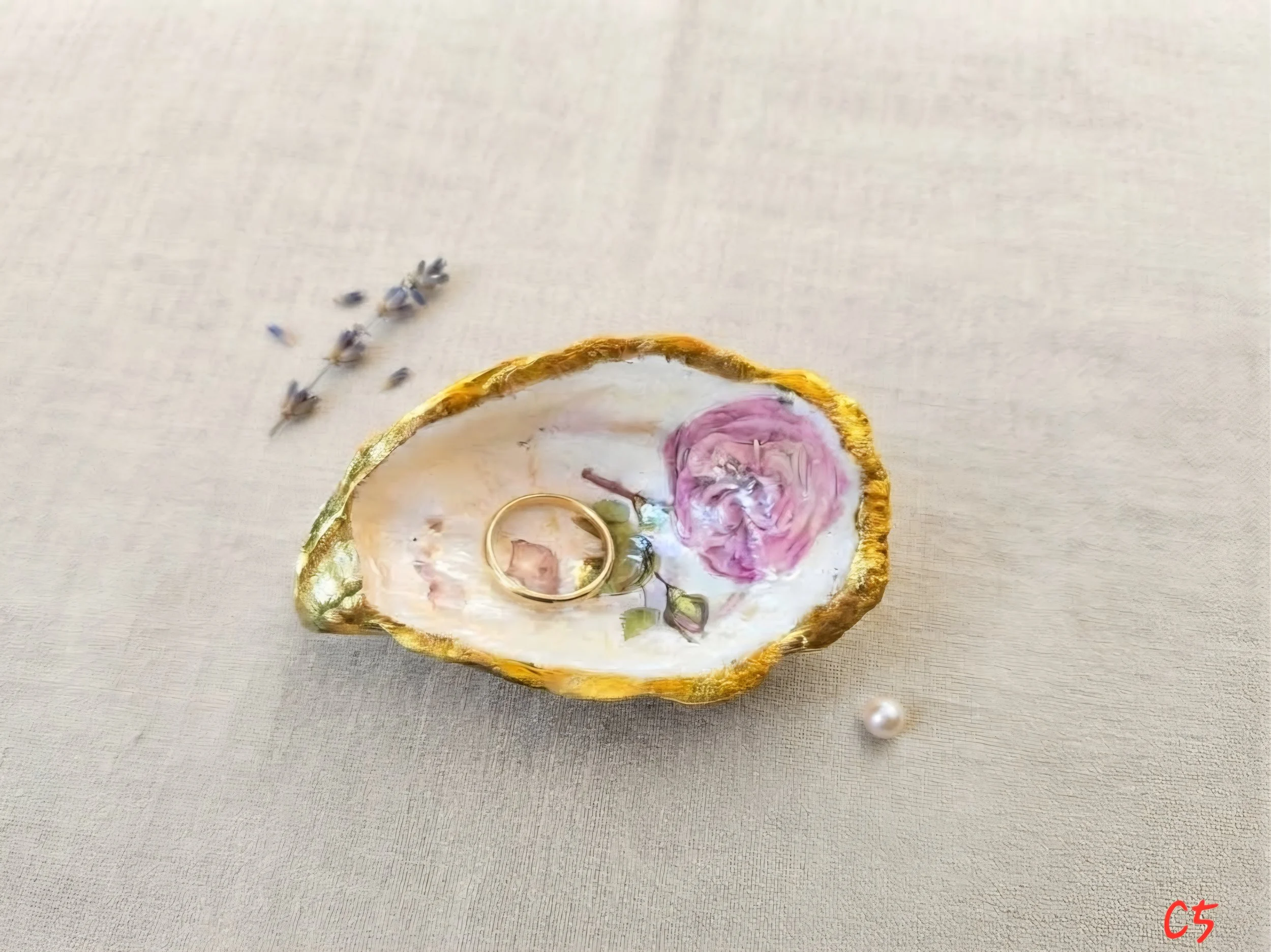 Rose Trinket Dish