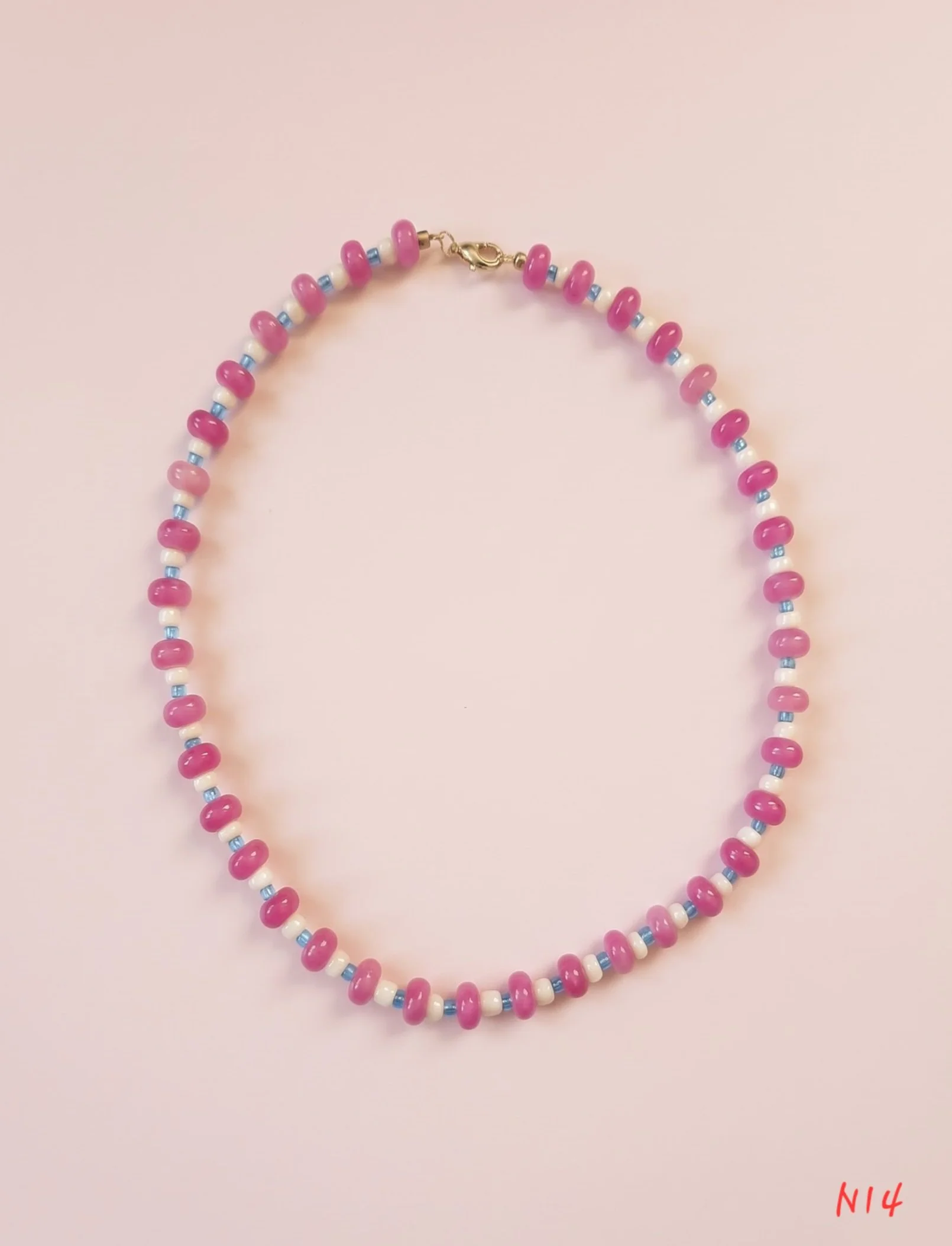 Pink Bead Necklace