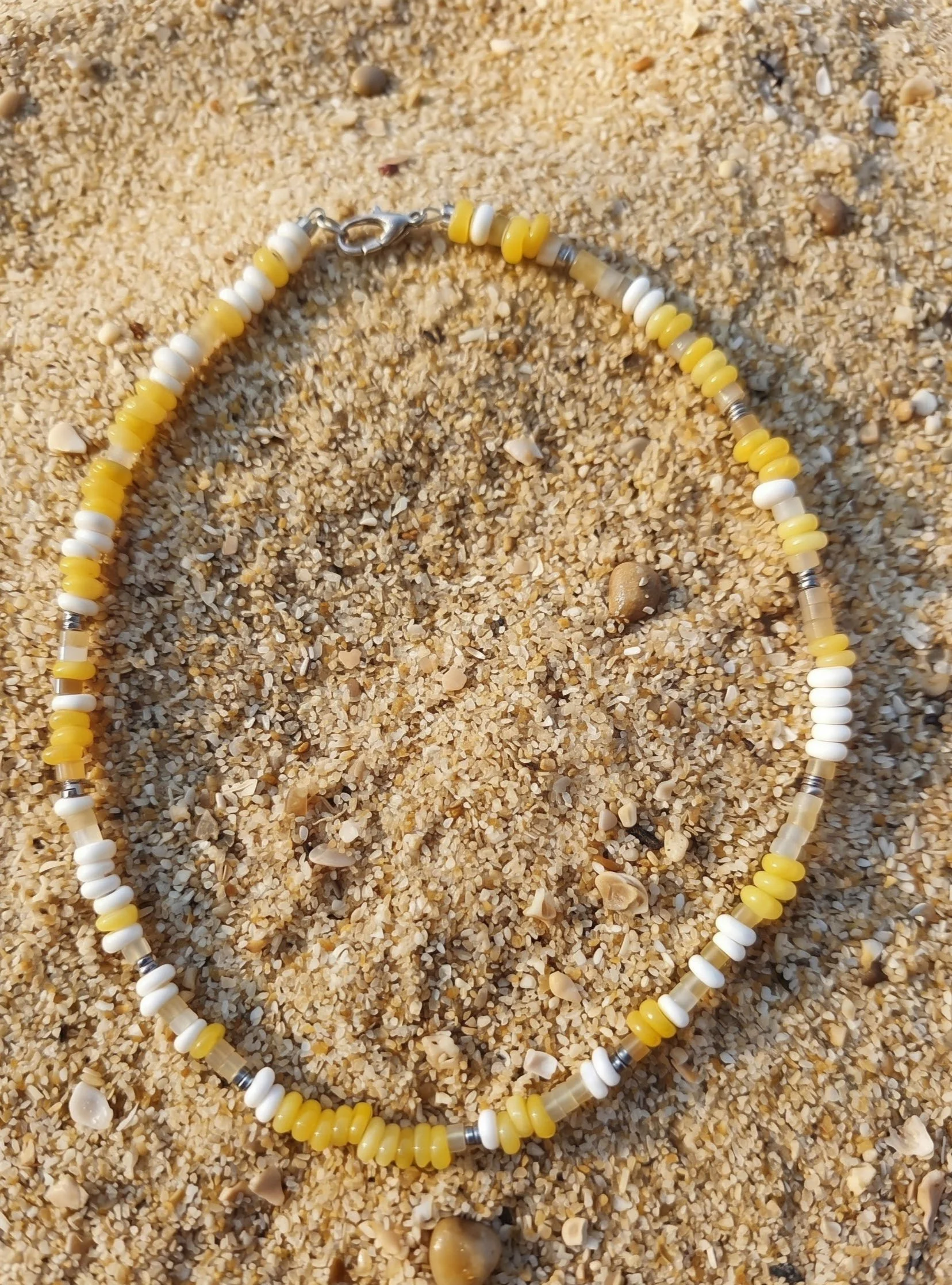Simply Stated Yellow Necklace